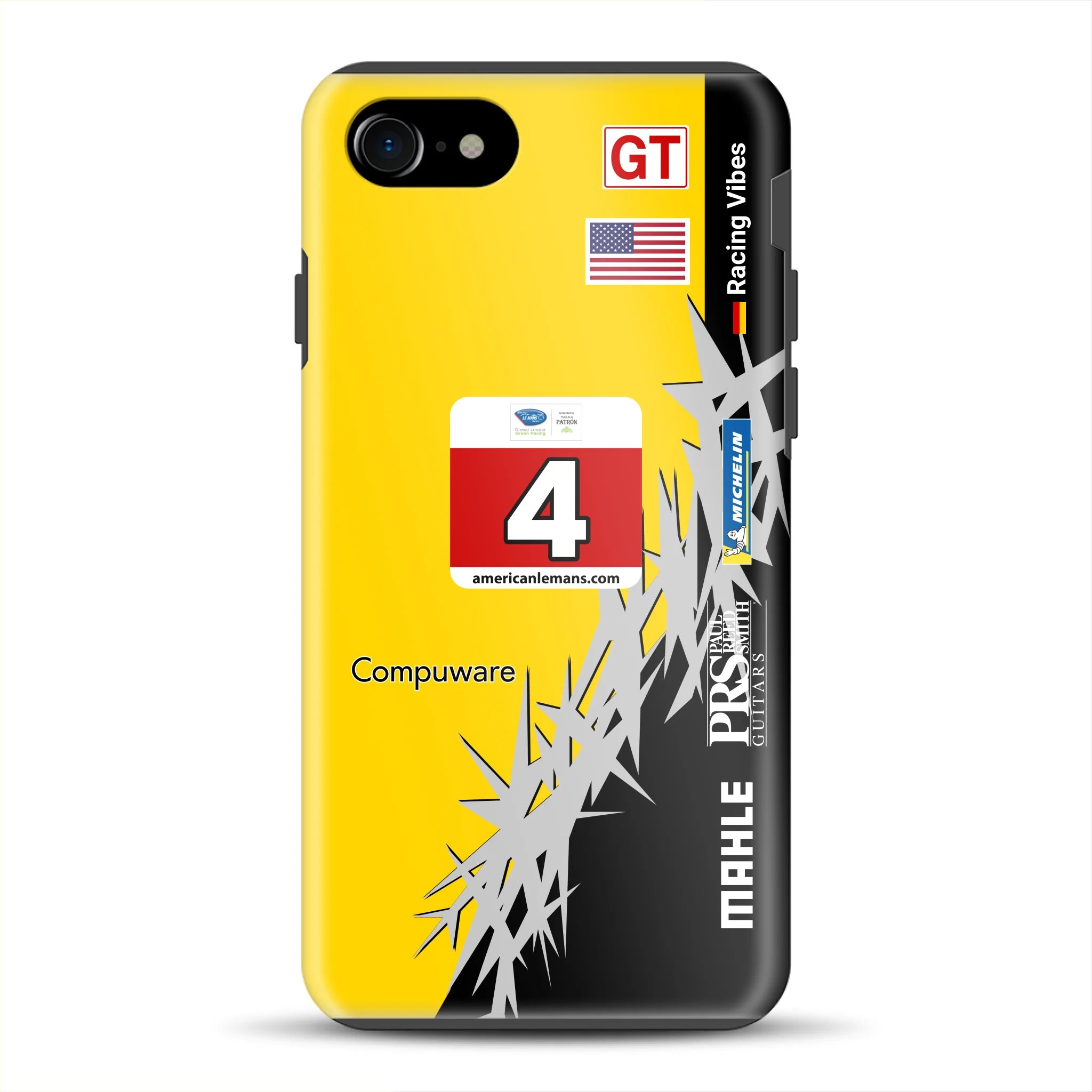 Corvette C6R 2010 ALMS Livery - Individuelle Premium Hülle für iPhone