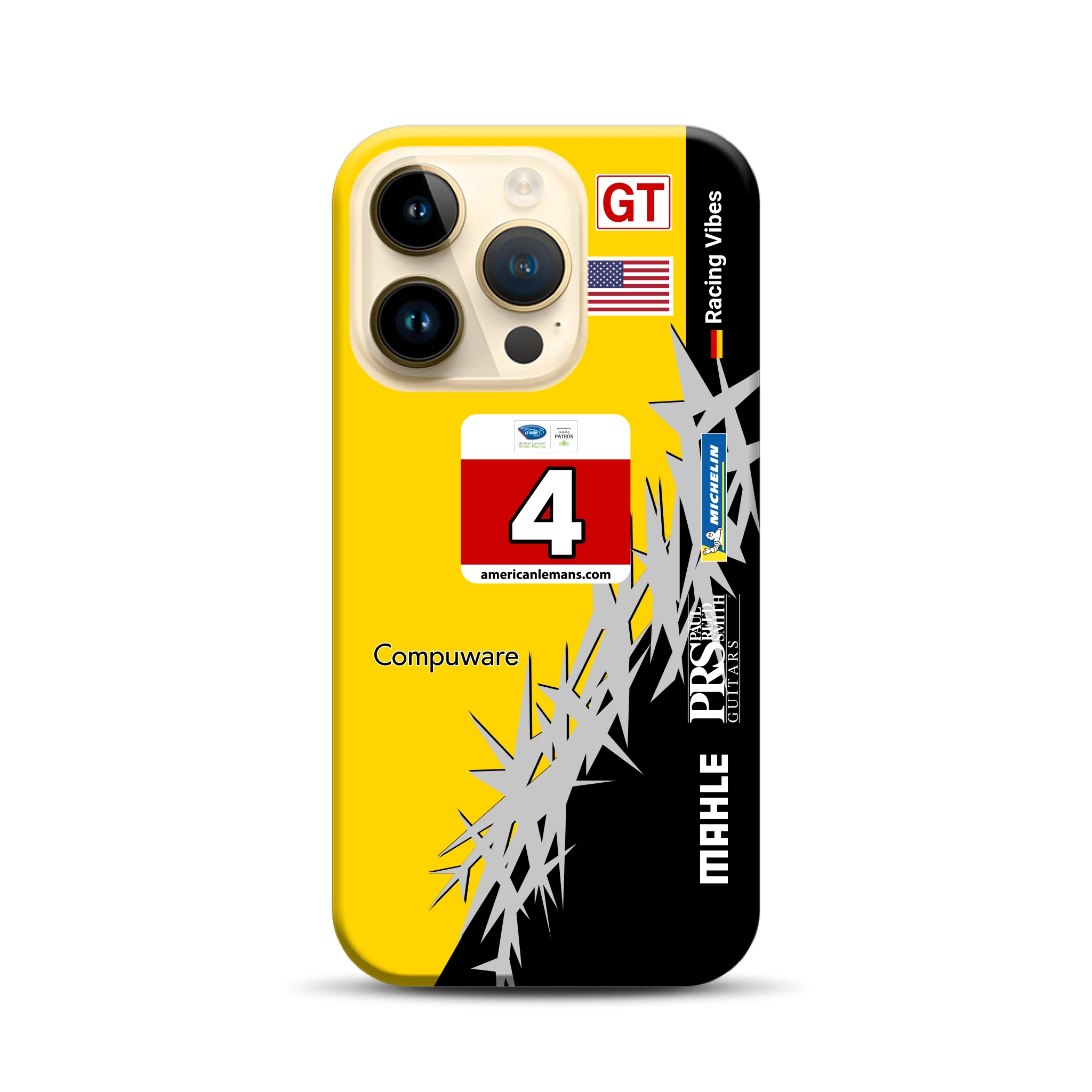 Corvette C6R 2010 ALMS Livery - Individuelle Premium Hülle für iPhone