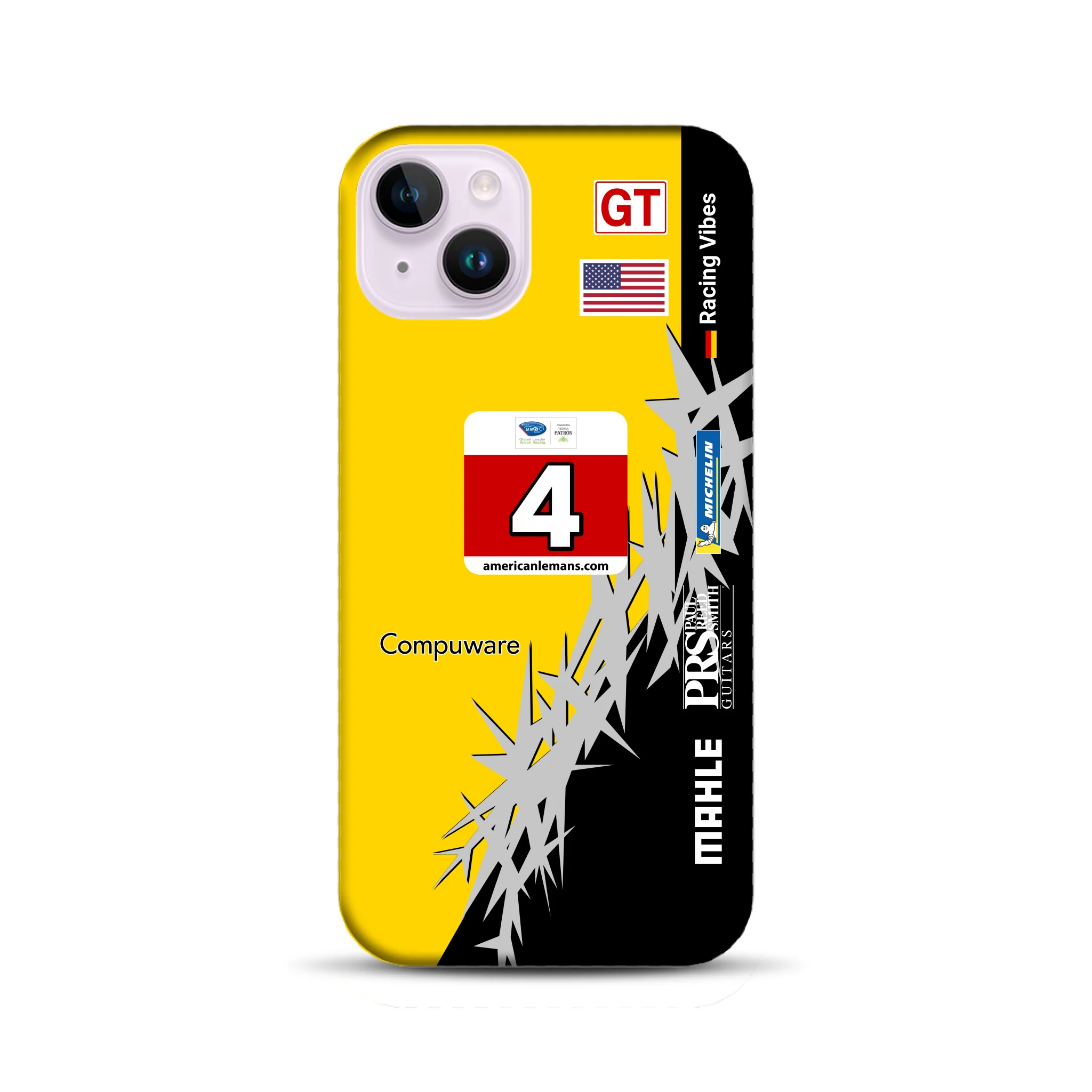 Corvette C6R 2010 ALMS Livery - Individuelle Premium Hülle für iPhone