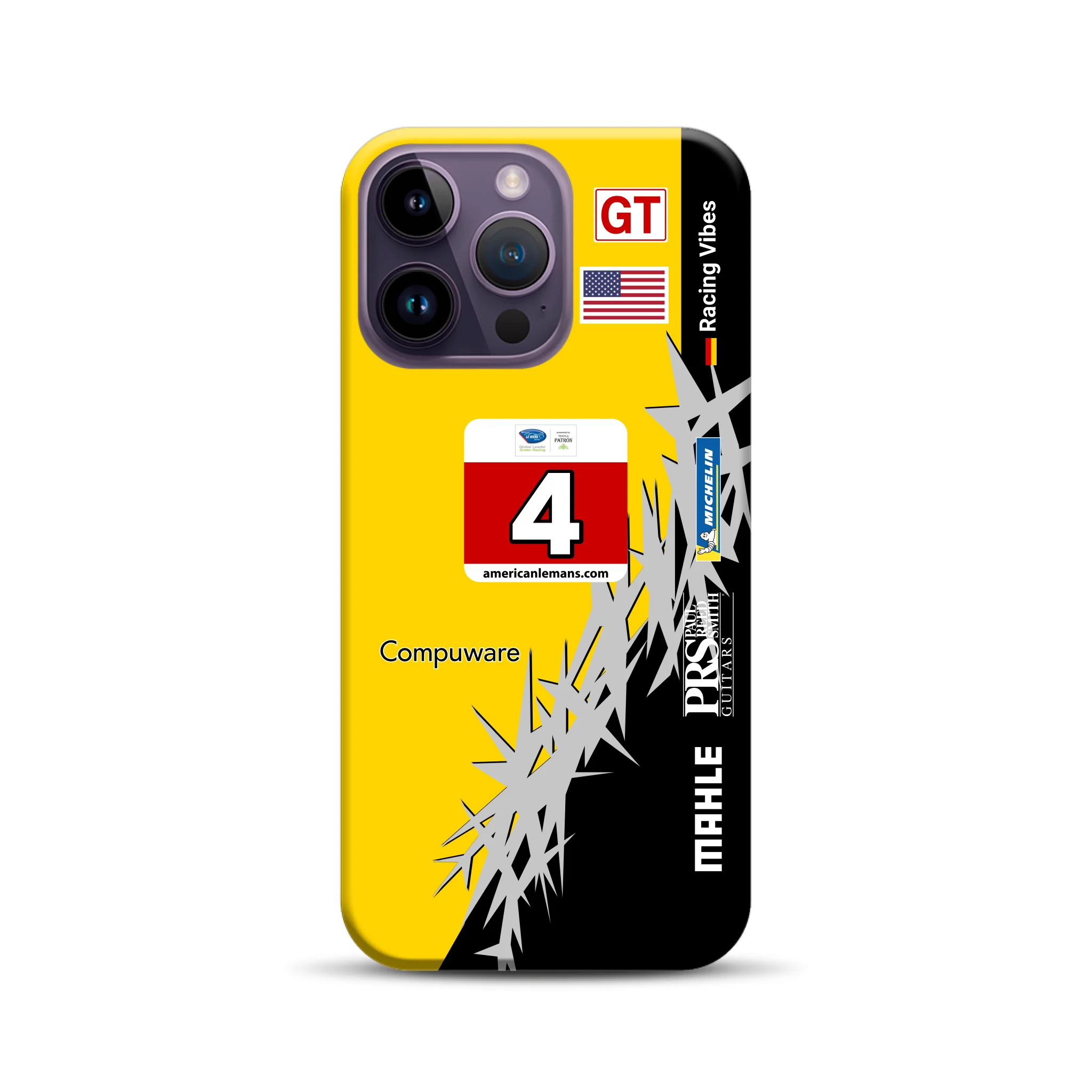 Corvette C6R 2010 ALMS Livery - Individuelle Premium Hülle für iPhone
