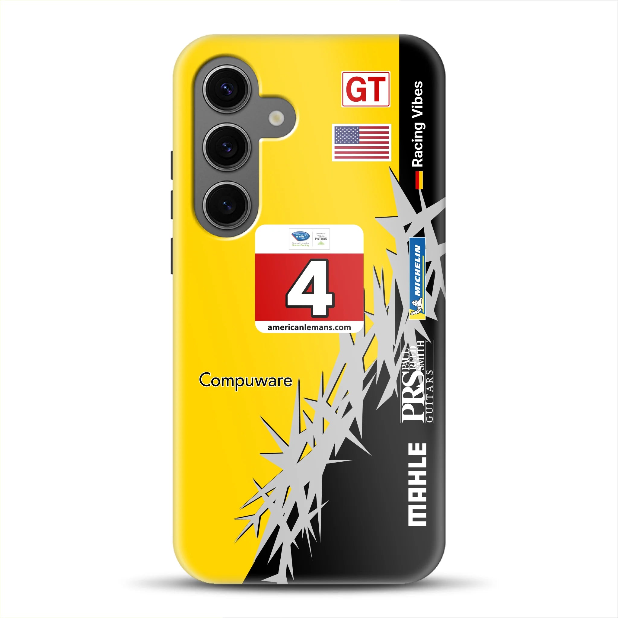 Corvette C6R 2010 ALMS Livery - Individuelle Premium Hülle für Samsung