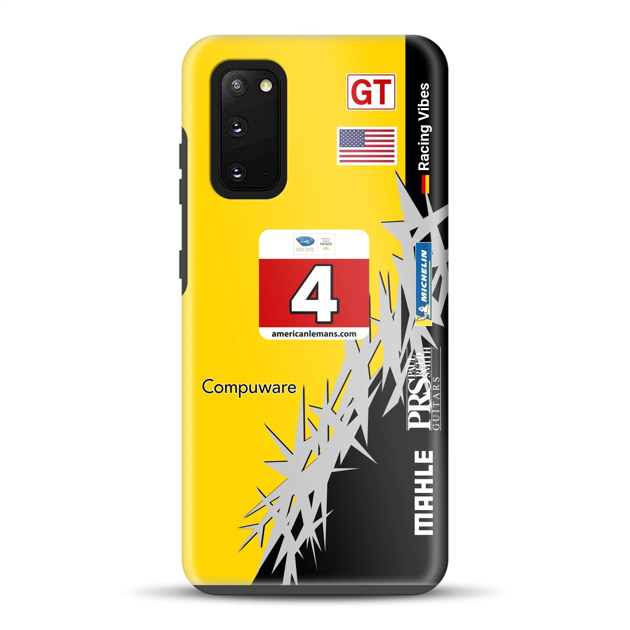 Corvette C6R 2010 ALMS Livery - Individuelle Premium Hülle für Samsung