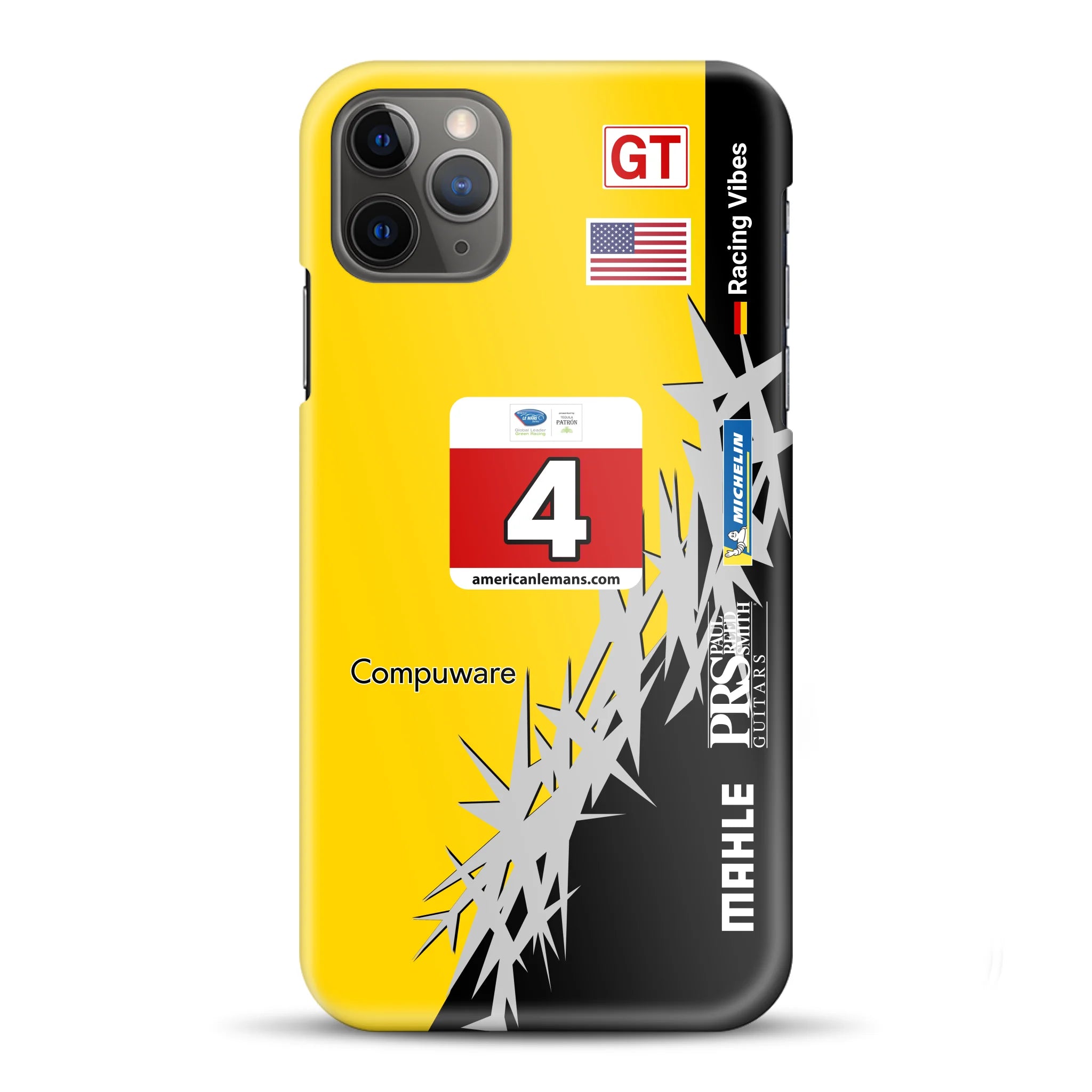 Corvette C6R 2010 ALMS Livery - Individuelle Hardcase Hülle für iPhone
