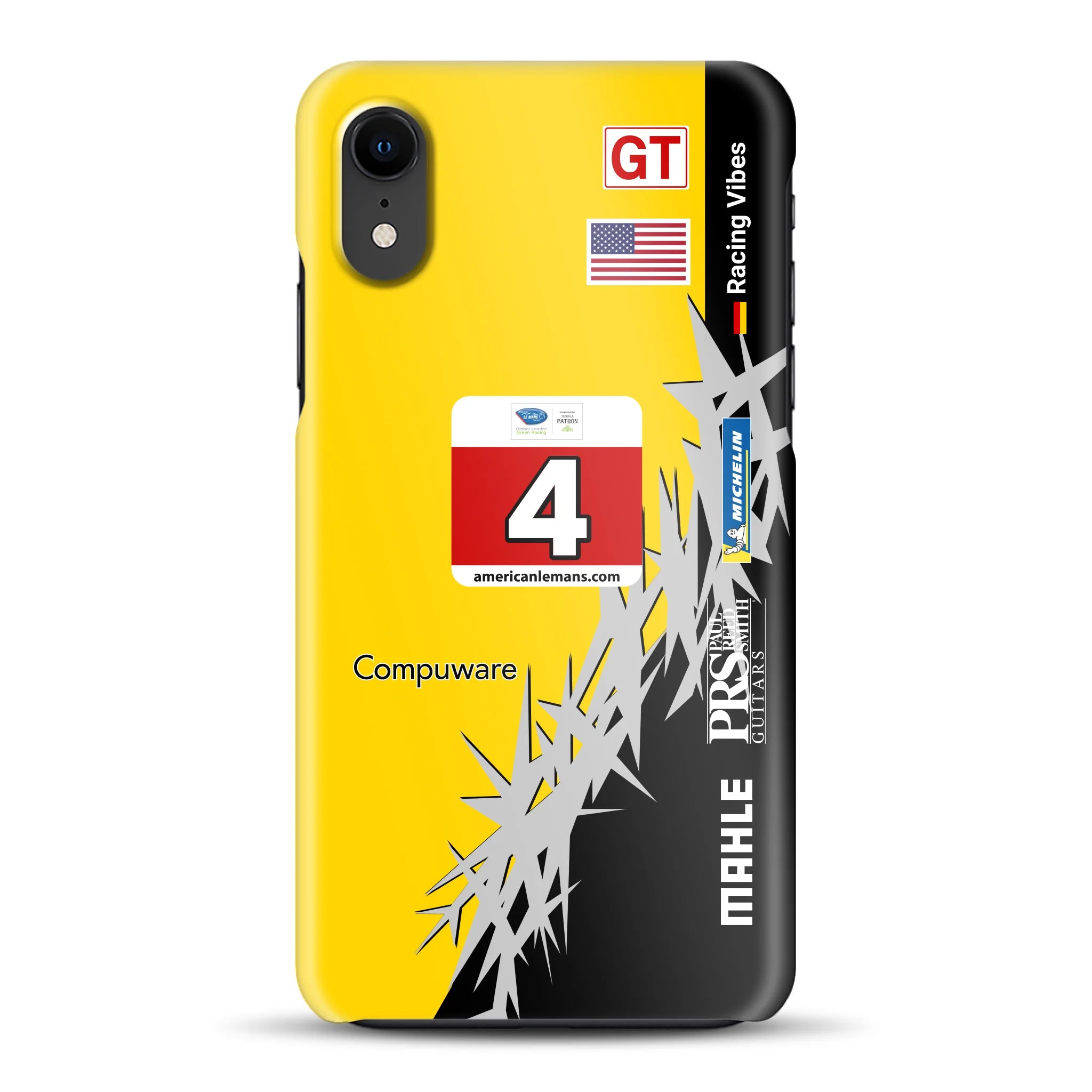 Corvette C6R 2010 ALMS Livery - Individuelle Hardcase Hülle für iPhone