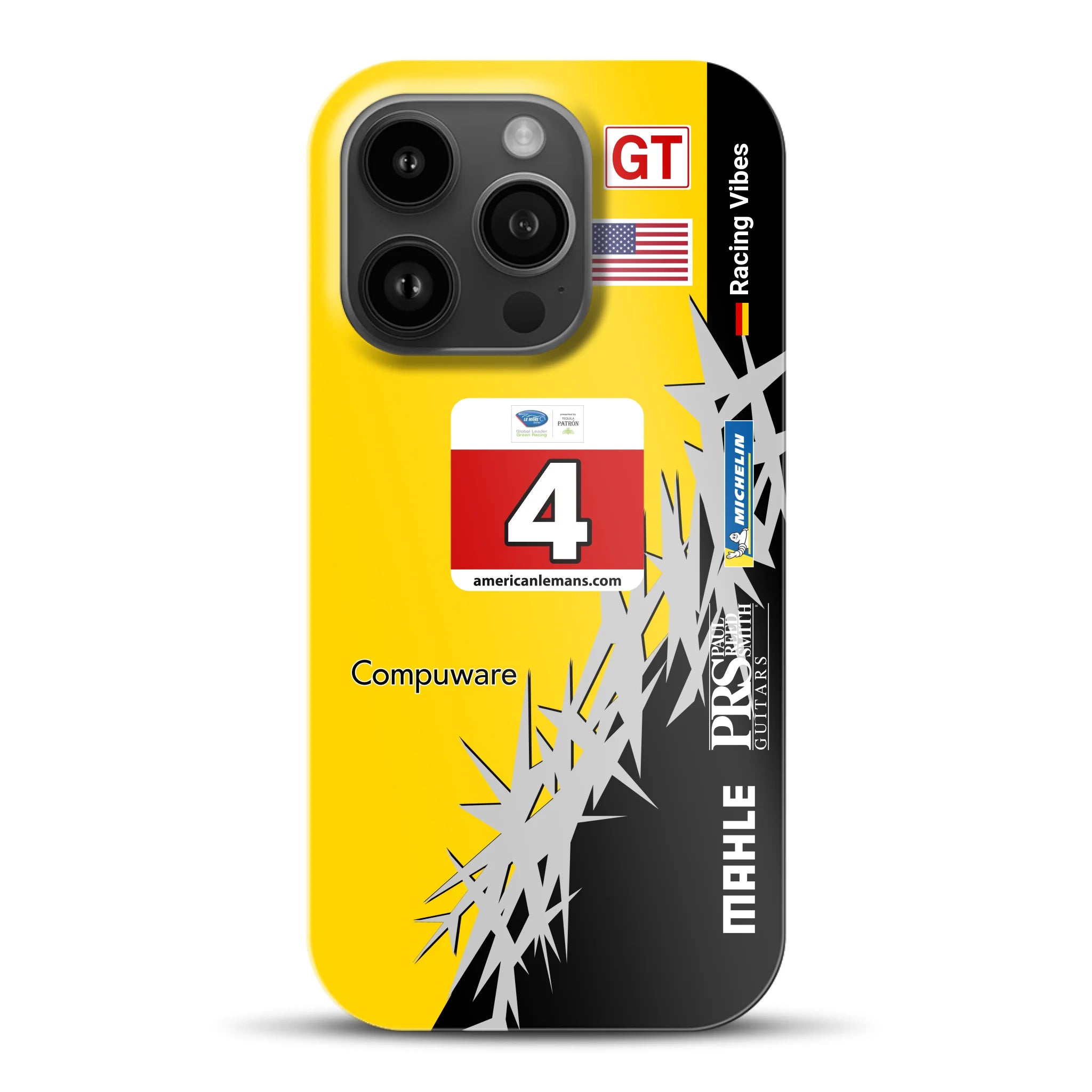Corvette C6R 2010 ALMS Livery - Individuelle Hardcase Hülle für iPhone