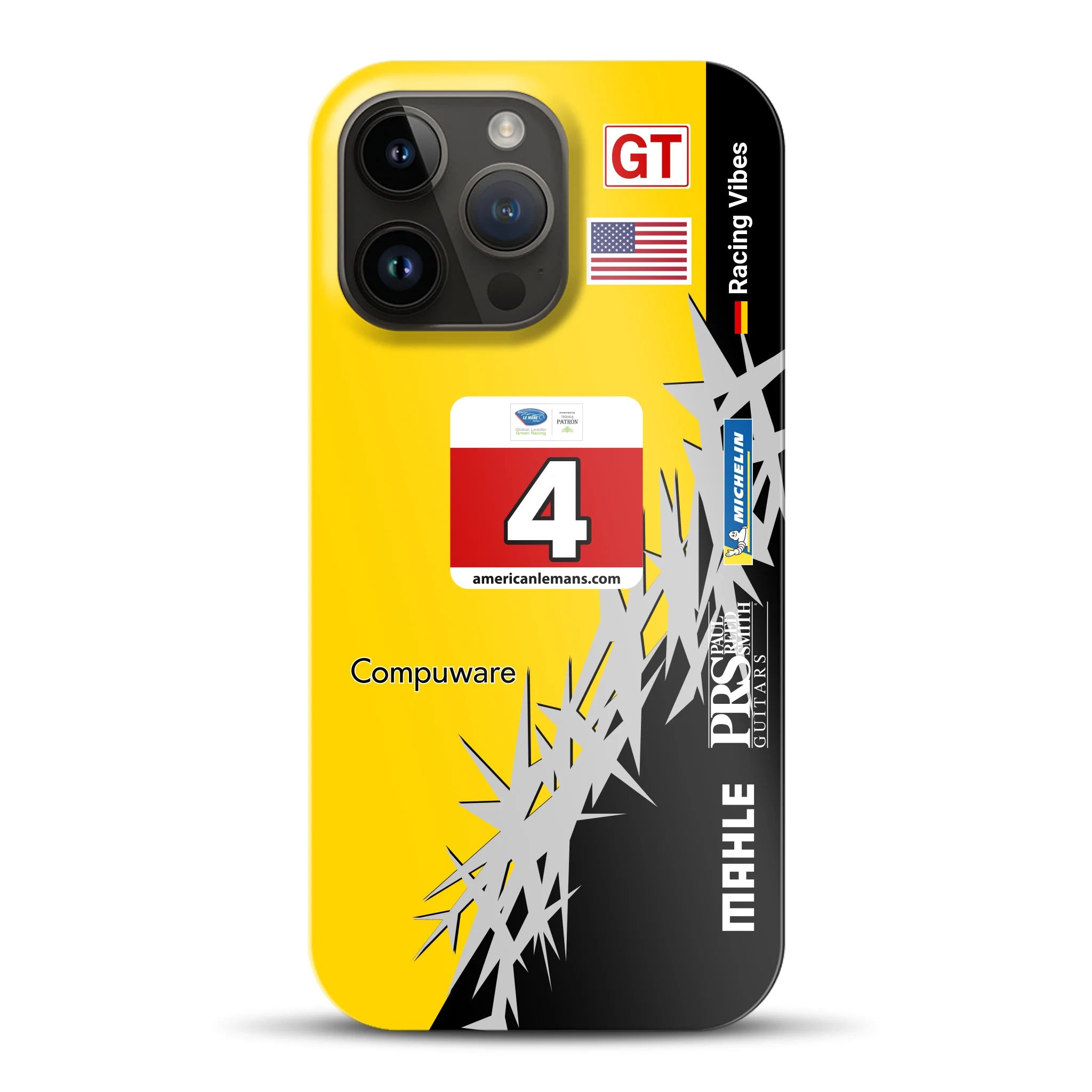 Corvette C6R 2010 ALMS Livery - Individuelle Hardcase Hülle für iPhone
