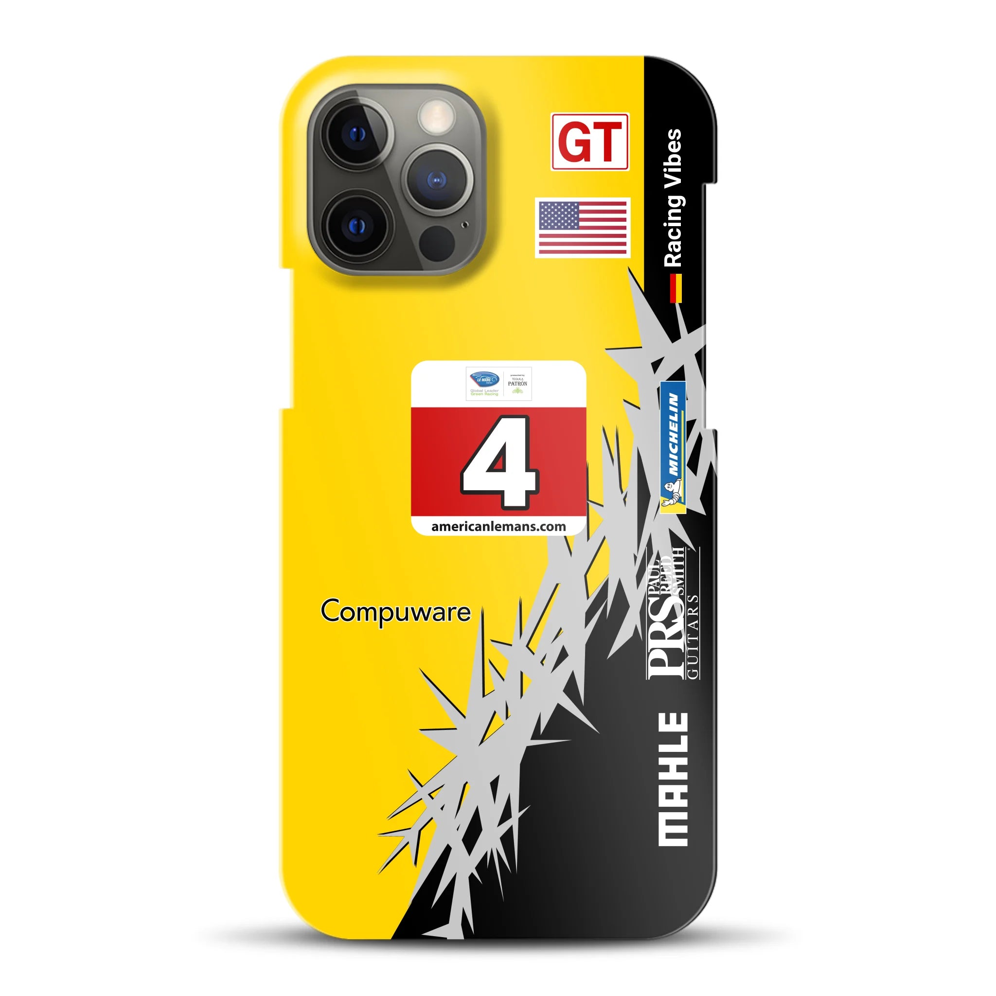 Corvette C6R 2010 ALMS Livery - Individuelle Hardcase Hülle für iPhone