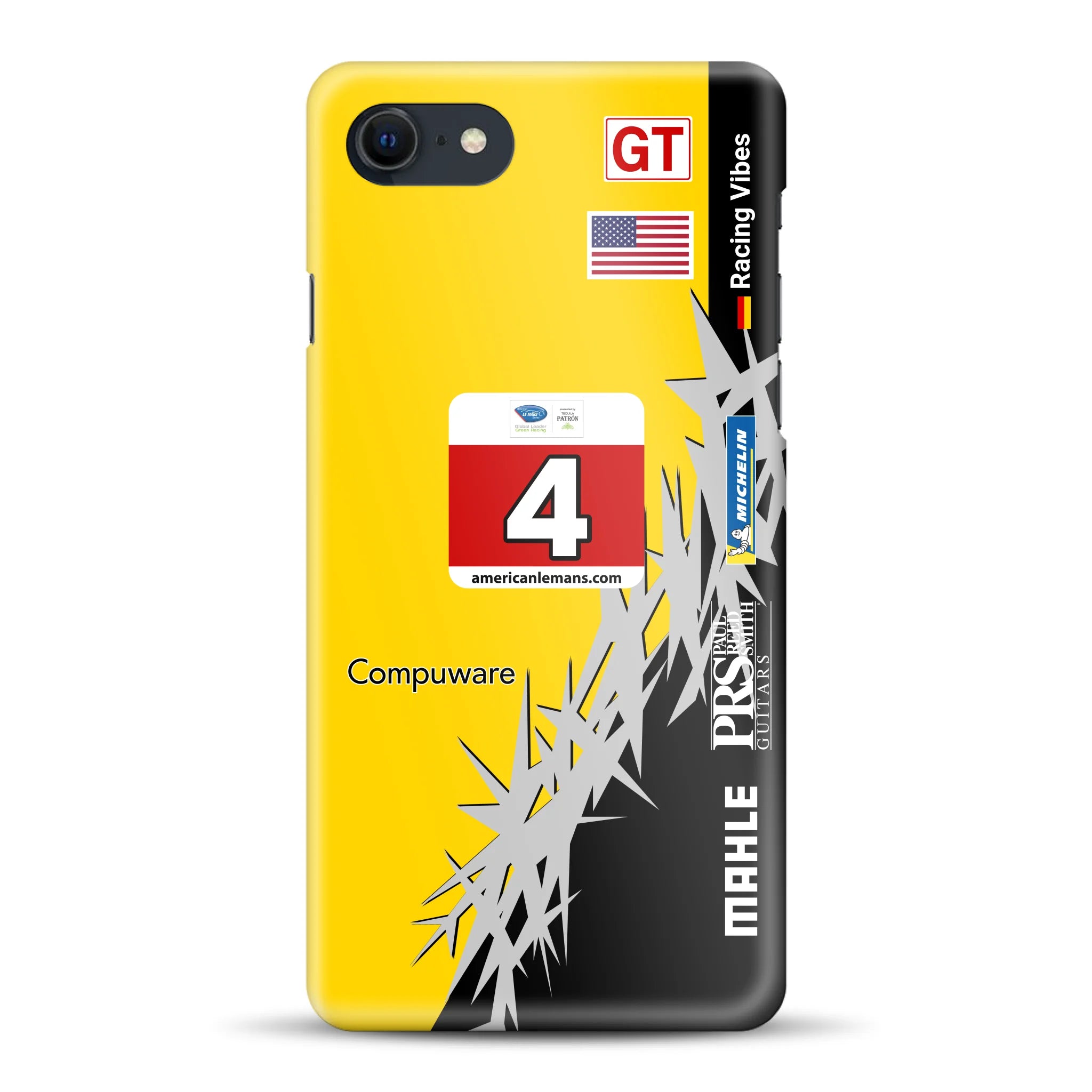 Corvette C6R 2010 ALMS Livery - Individuelle Hardcase Hülle für iPhone