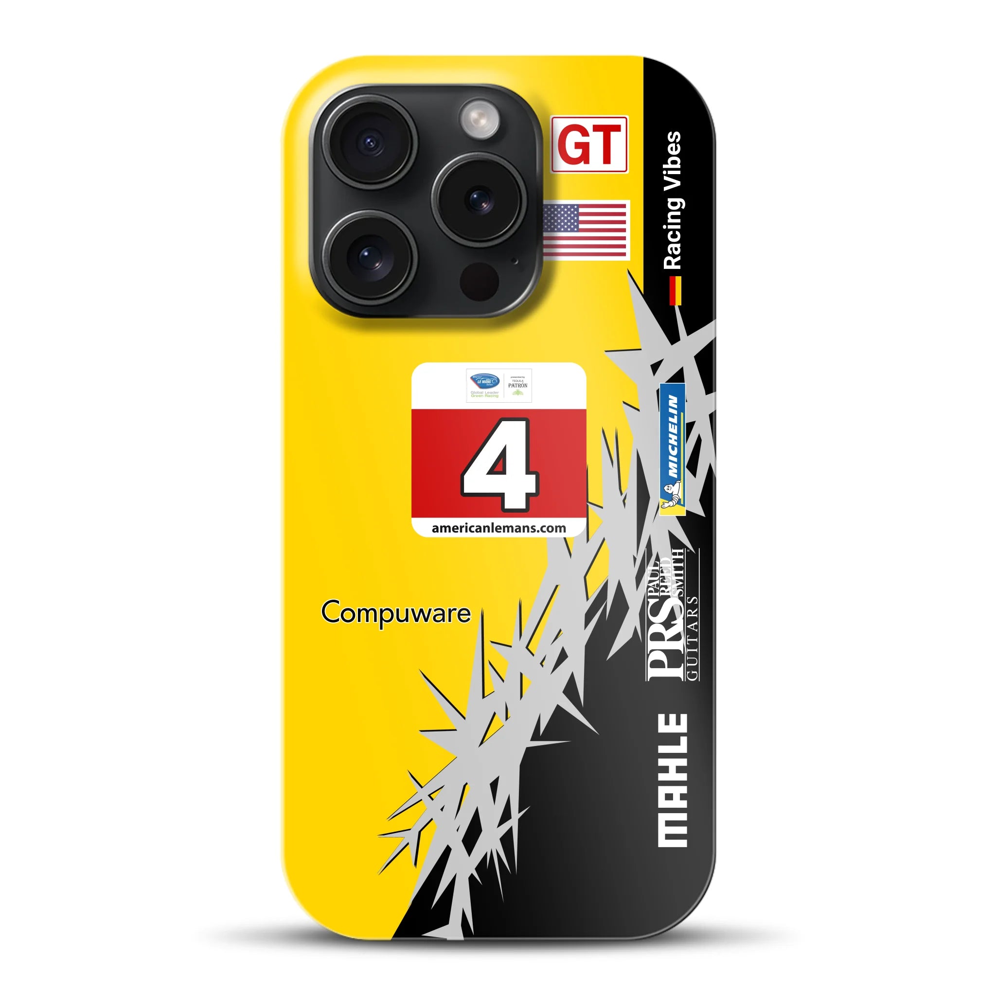 Corvette C6R 2010 ALMS Livery - Individuelle Hardcase Hülle für iPhone