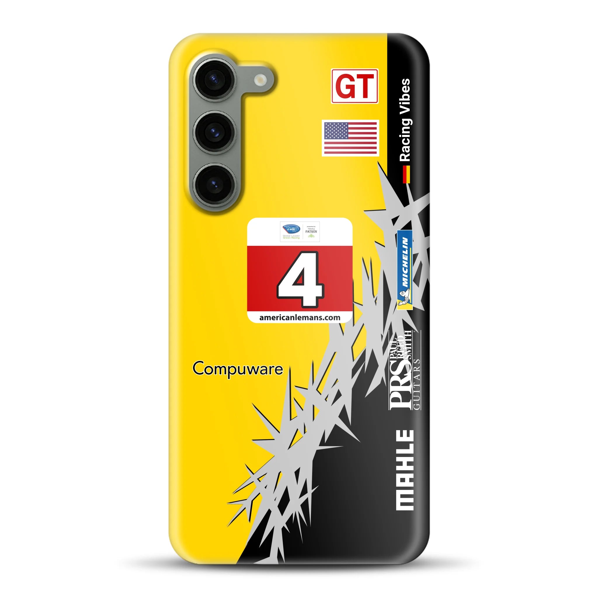 Corvette C6R 2010 ALMS Livery - Individuelle Hardcase Hülle für Samsung