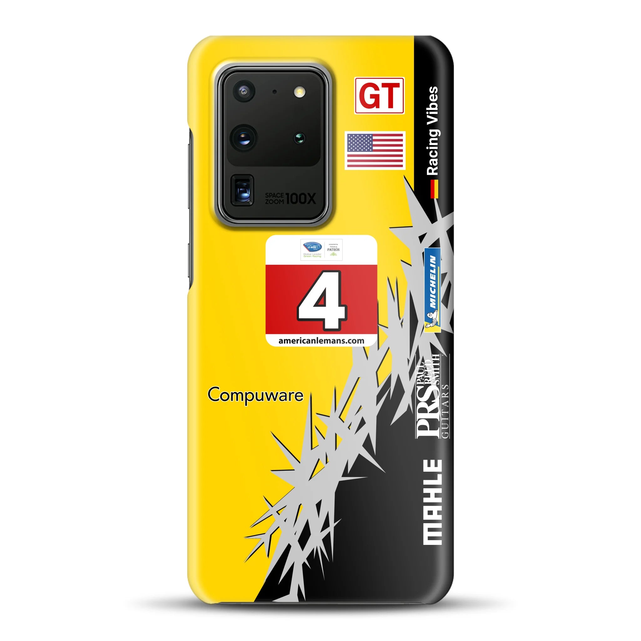 Corvette C6R 2010 ALMS Livery - Individuelle Hardcase Hülle für Samsung