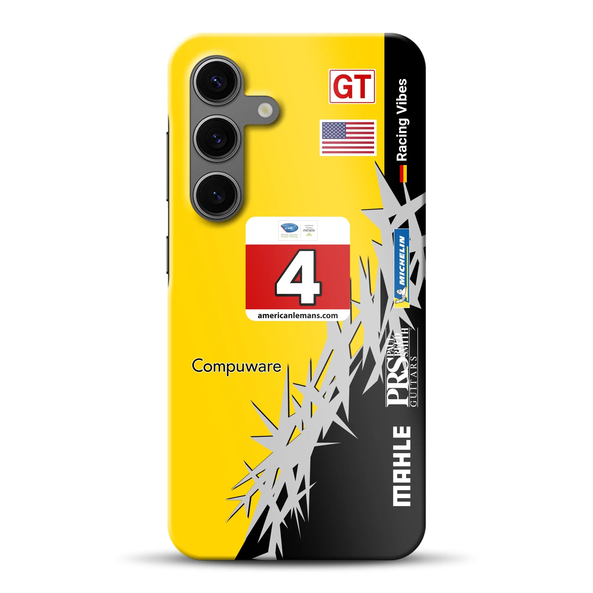 Corvette C6R 2010 ALMS Livery - Individuelle Hardcase Hülle für Samsung