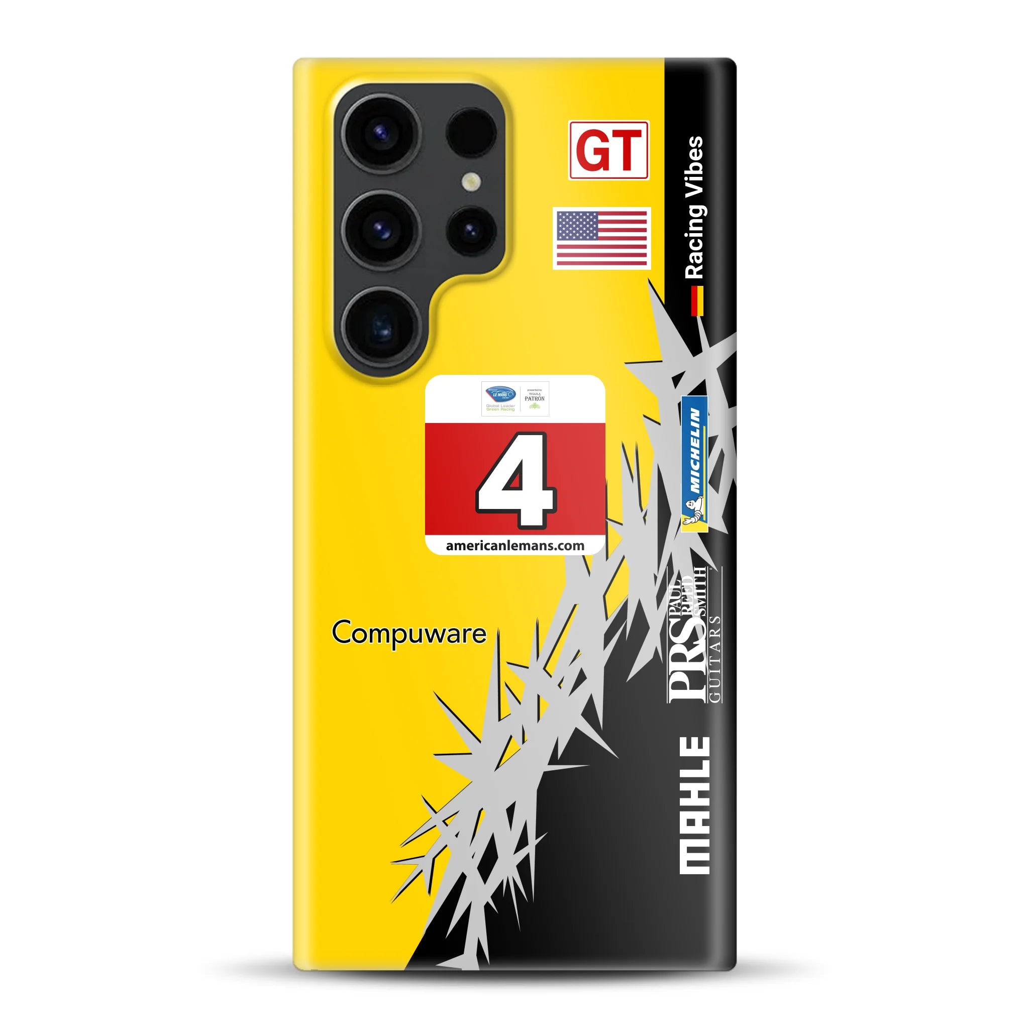 Corvette C6R 2010 ALMS Livery - Individuelle Hardcase Hülle für Samsung