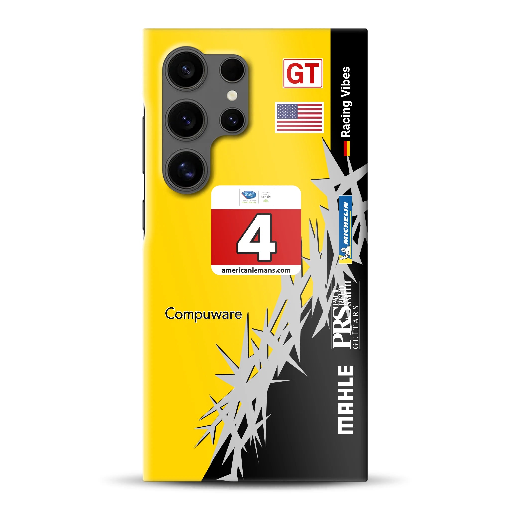 Corvette C6R 2010 ALMS Livery - Individuelle Hardcase Hülle für Samsung