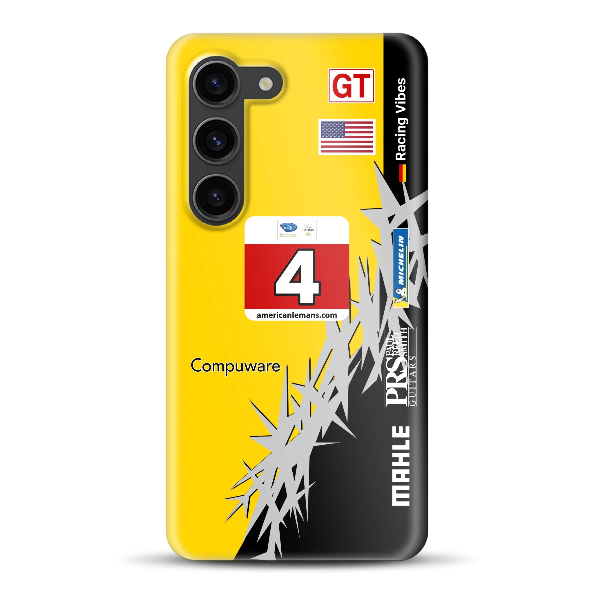 Corvette C6R 2010 ALMS Livery - Individuelle Hardcase Hülle für Samsung