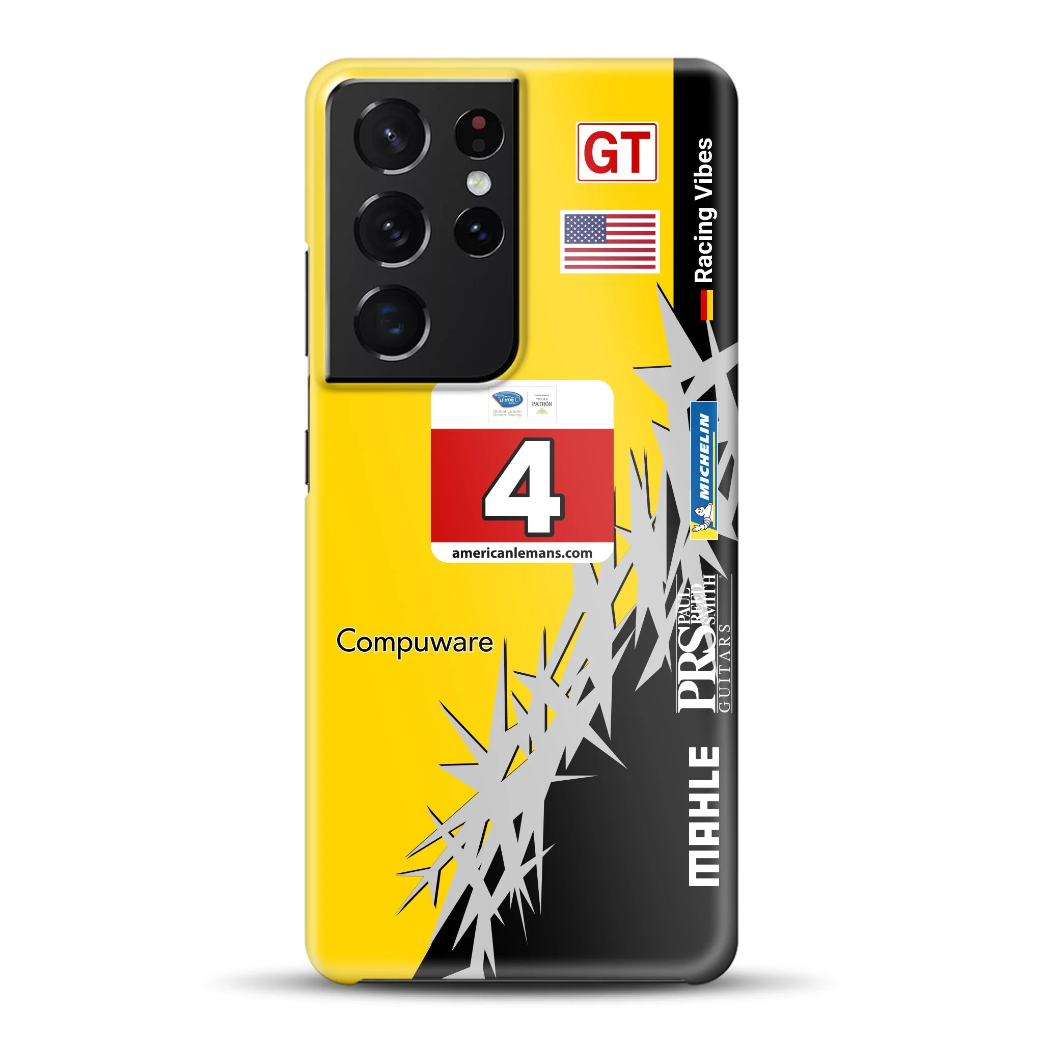 Corvette C6R 2010 ALMS Livery - Individuelle Hardcase Hülle für Samsung