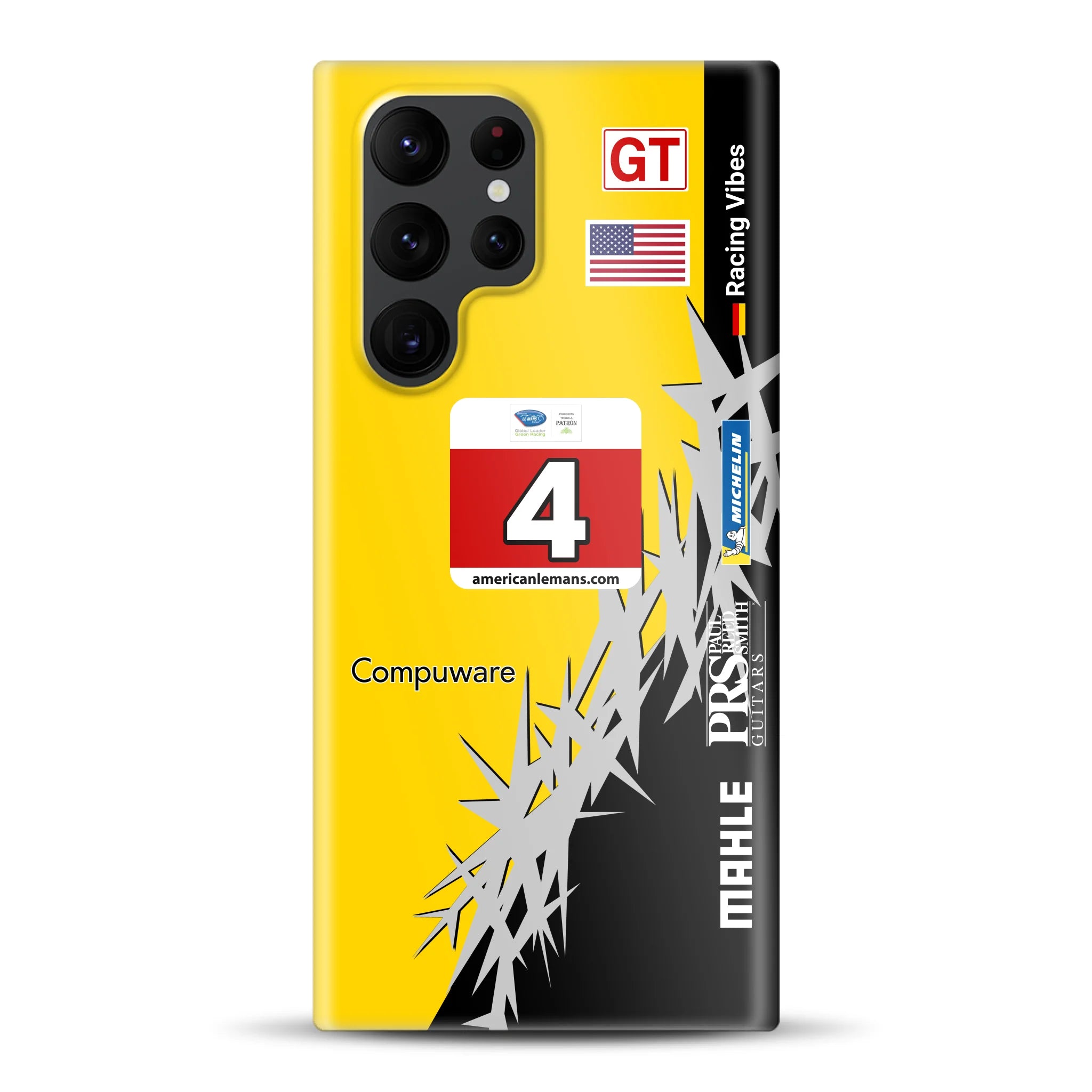 Corvette C6R 2010 ALMS Livery - Individuelle Hardcase Hülle für Samsung