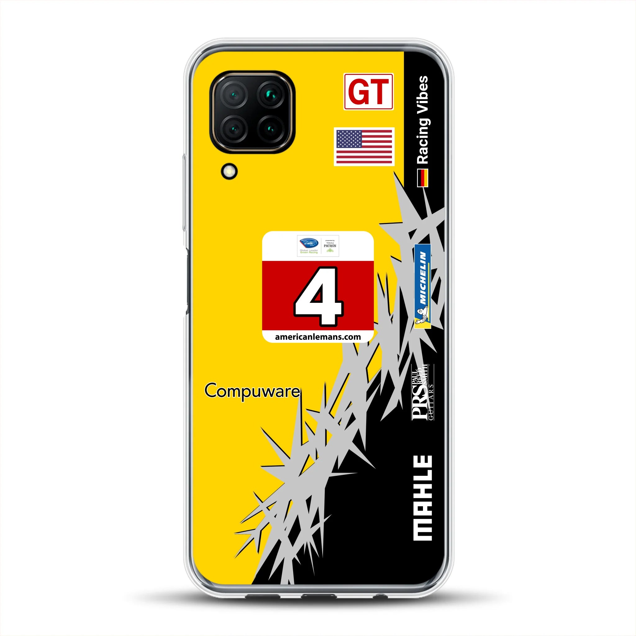 Corvette C6R 2010 ALMS Livery - Individuelle Handyhülle für Huawei