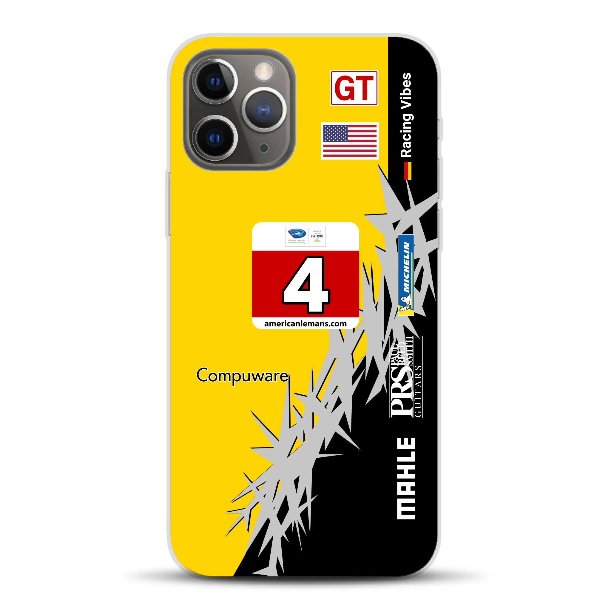 Corvette C6R 2010 ALMS Livery - Individuelle Handyhülle für iPhone