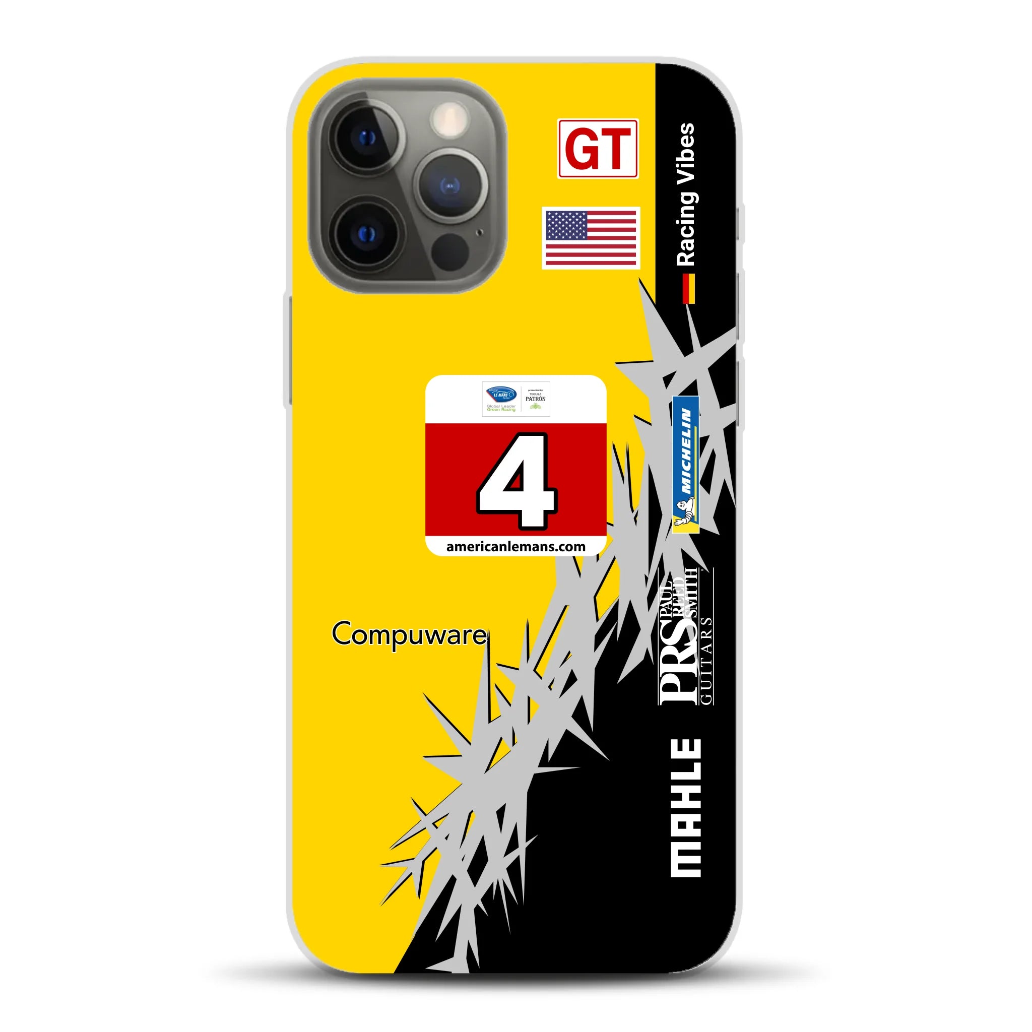 Corvette C6R 2010 ALMS Livery - Individuelle Handyhülle für iPhone