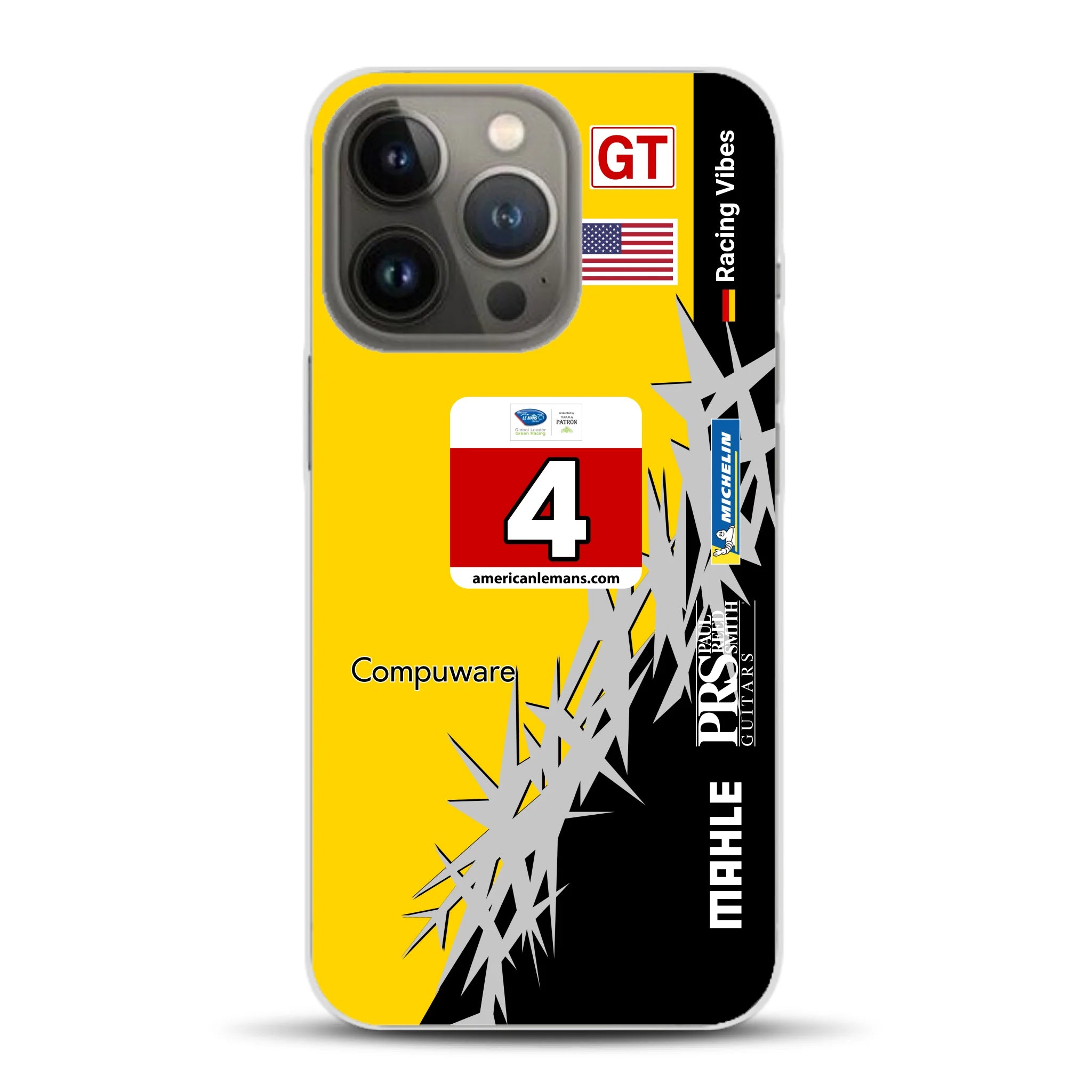 Corvette C6R 2010 ALMS Livery - Individuelle Handyhülle für iPhone