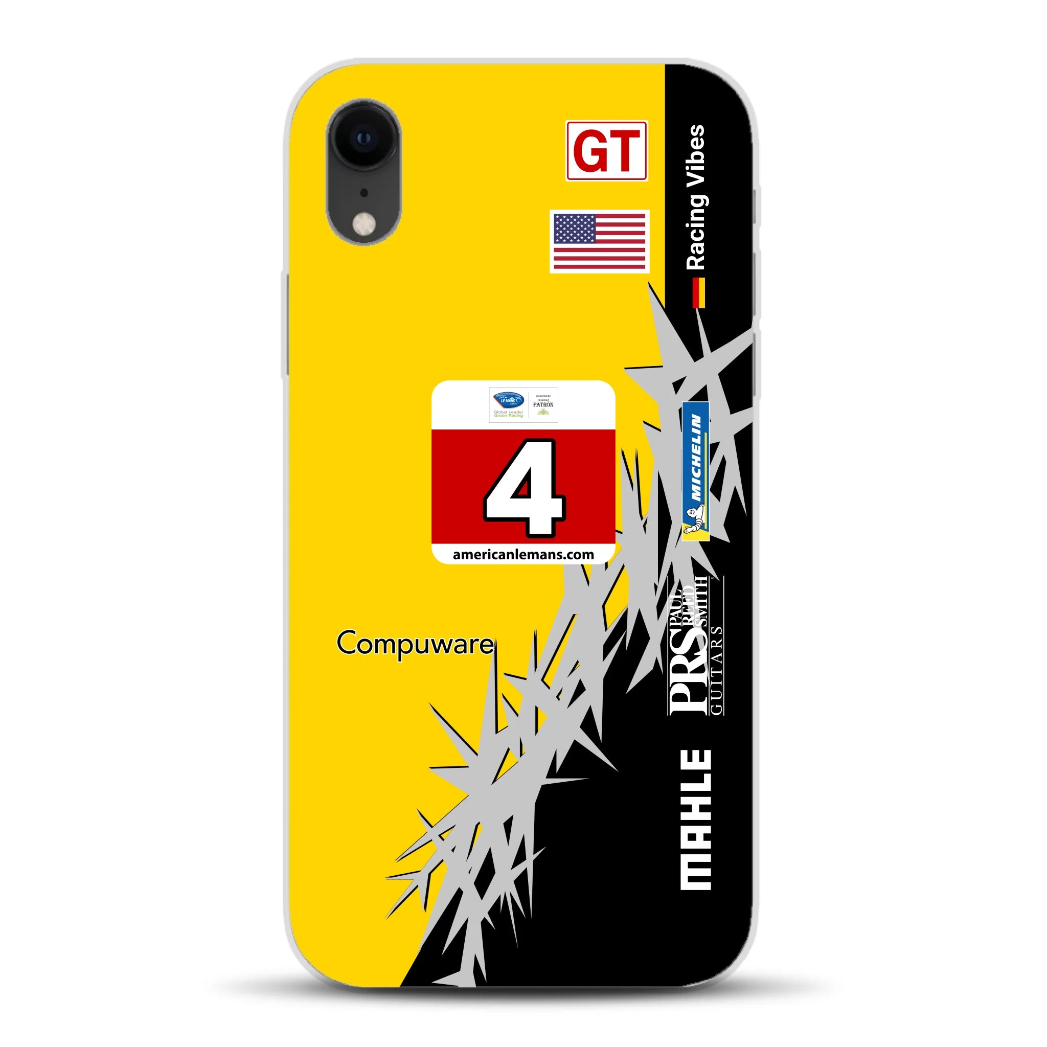 Corvette C6R 2010 ALMS Livery - Individuelle Handyhülle für iPhone