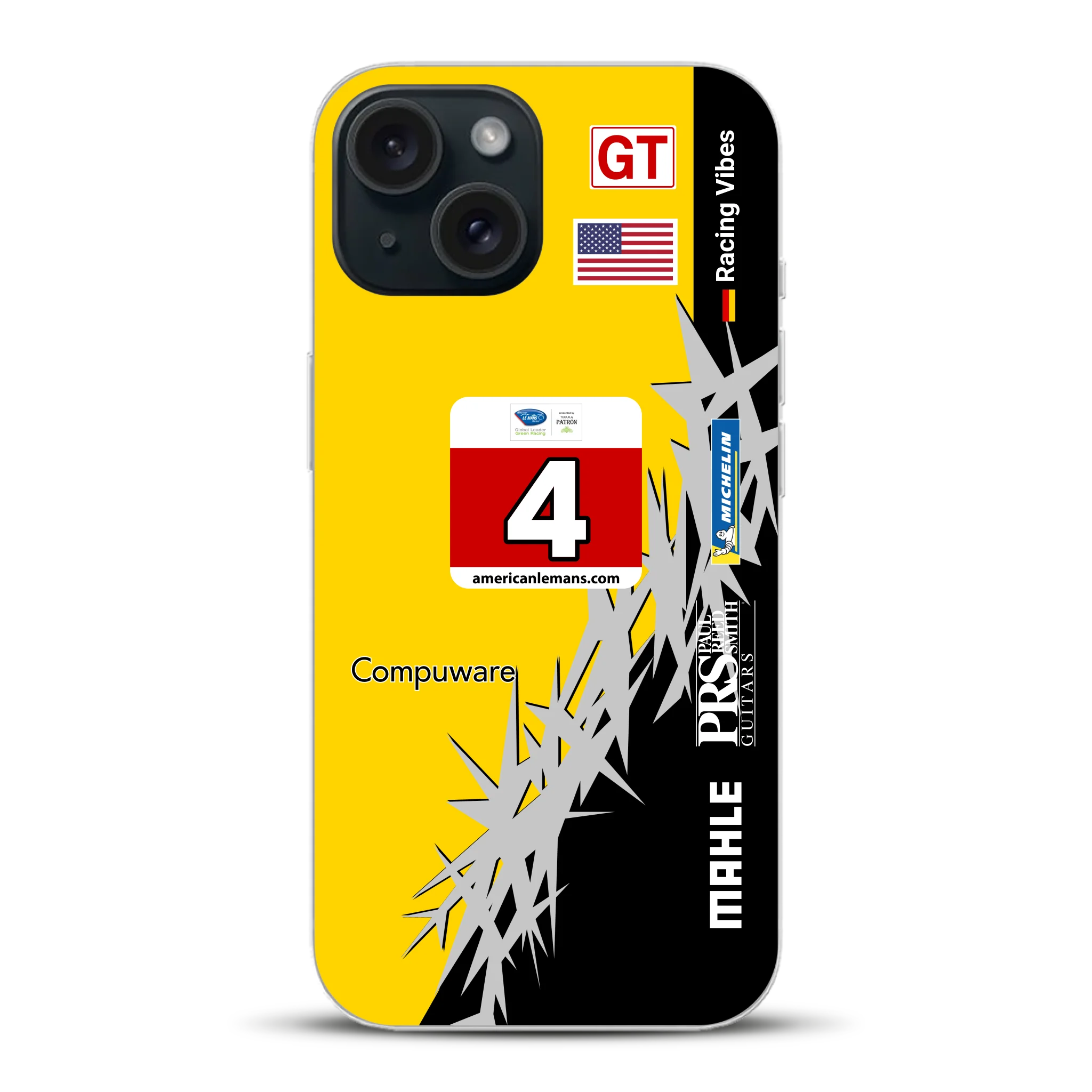 Corvette C6R 2010 ALMS Livery - Individuelle Handyhülle für iPhone
