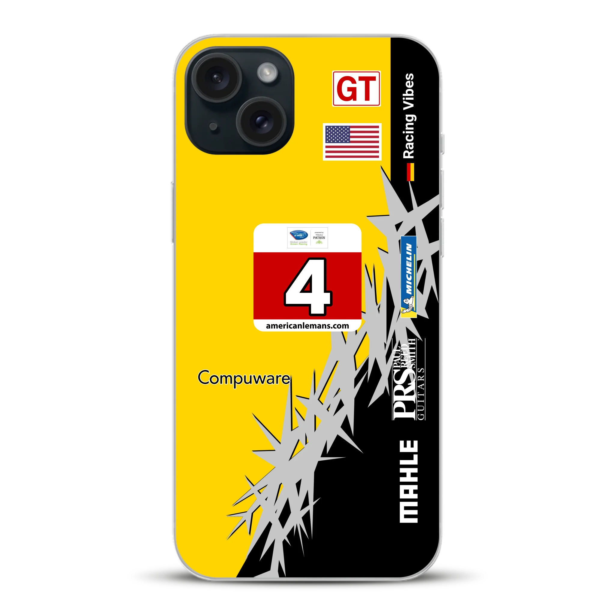 Corvette C6R 2010 ALMS Livery - Housse de téléphone portable personnalisée pour iPhone