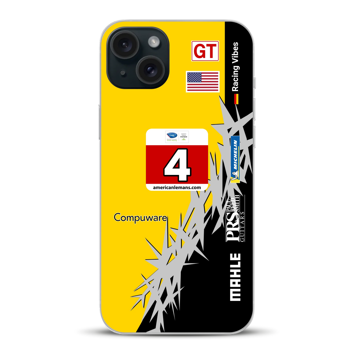 Corvette C6R 2010 ALMS Livery - Custom phone case for iPhone