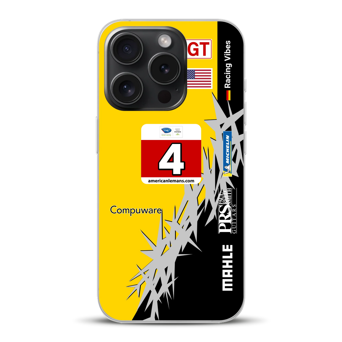 Corvette C6R 2010 ALMS Livery - Custom phone case for iPhone