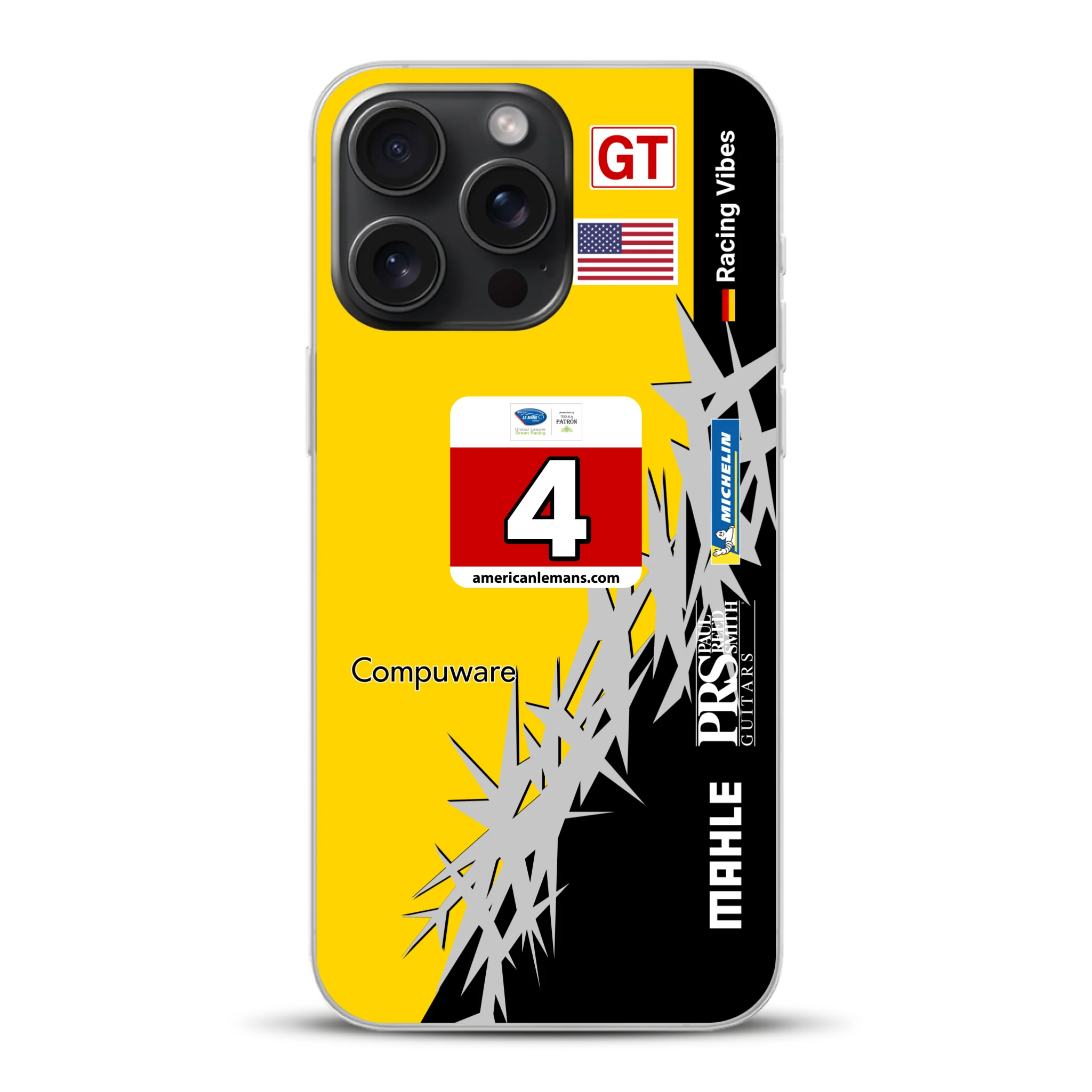 Corvette C6R 2010 ALMS Livery - Individuelle Handyhülle für iPhone