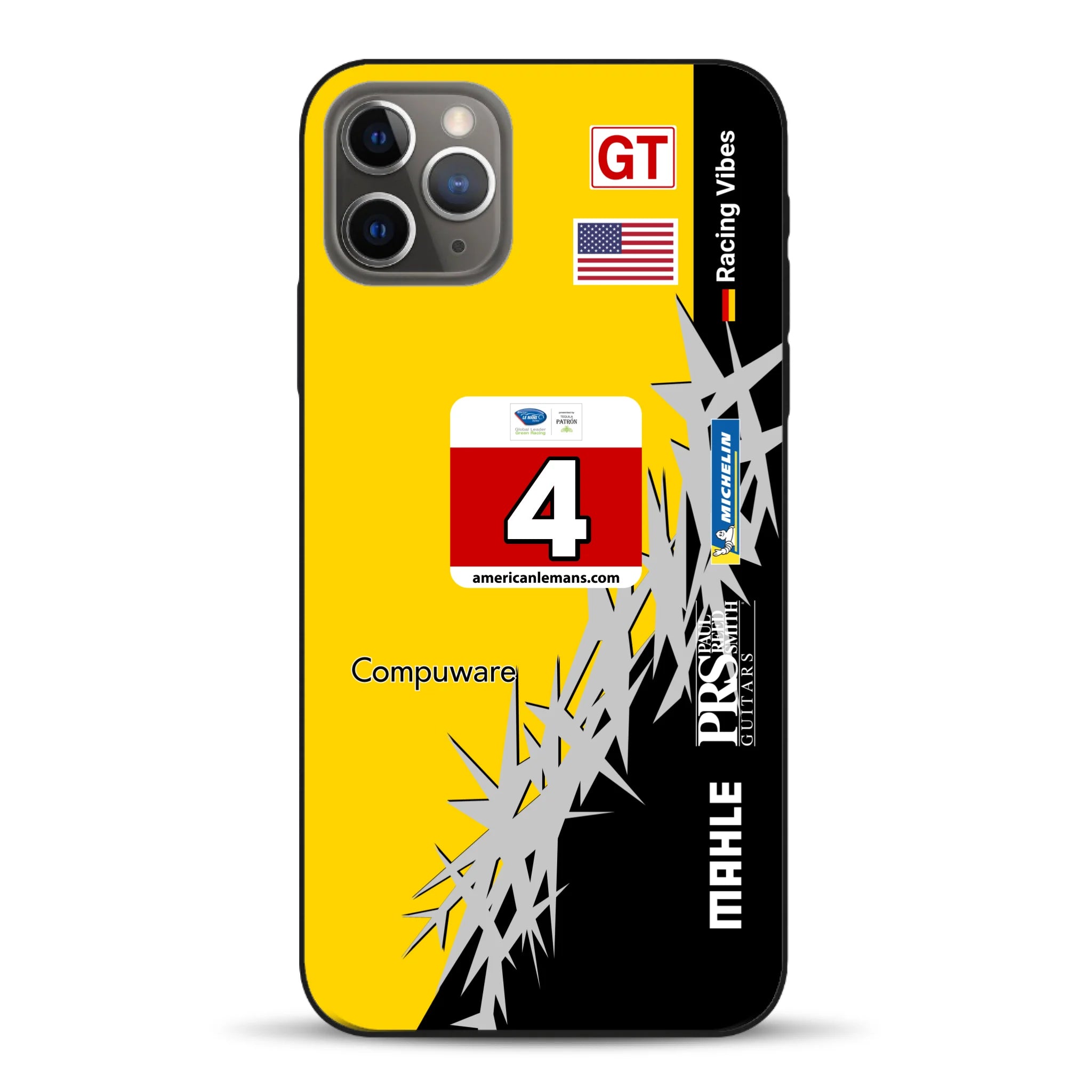 Corvette C6R 2010 ALMS Livery - Individuelle Handyhülle für iPhone