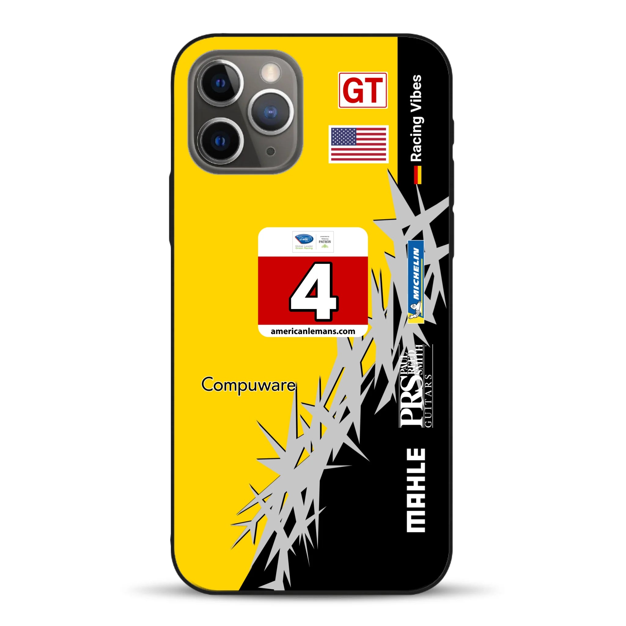 Corvette C6R 2010 ALMS Livery - Individuelle Handyhülle für iPhone