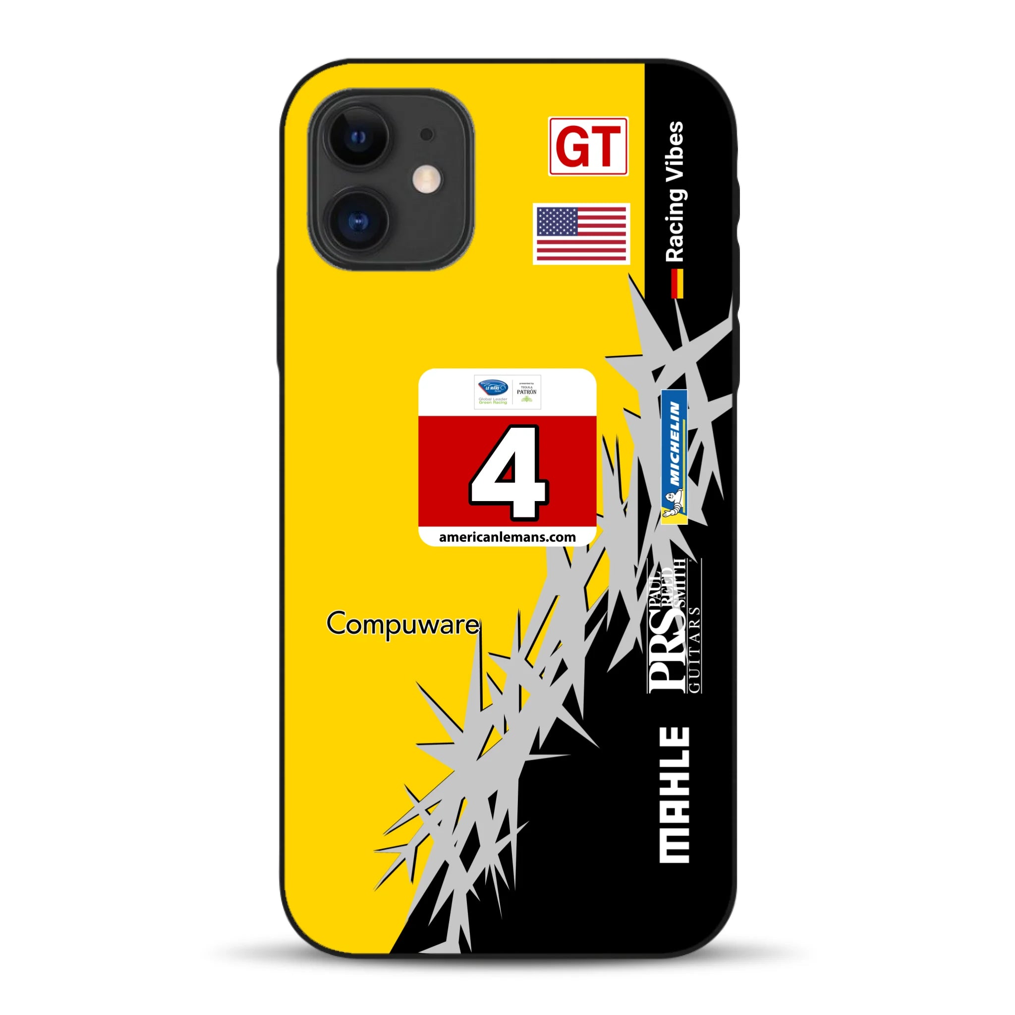 Corvette C6R 2010 ALMS Livery - Individuelle Handyhülle für iPhone