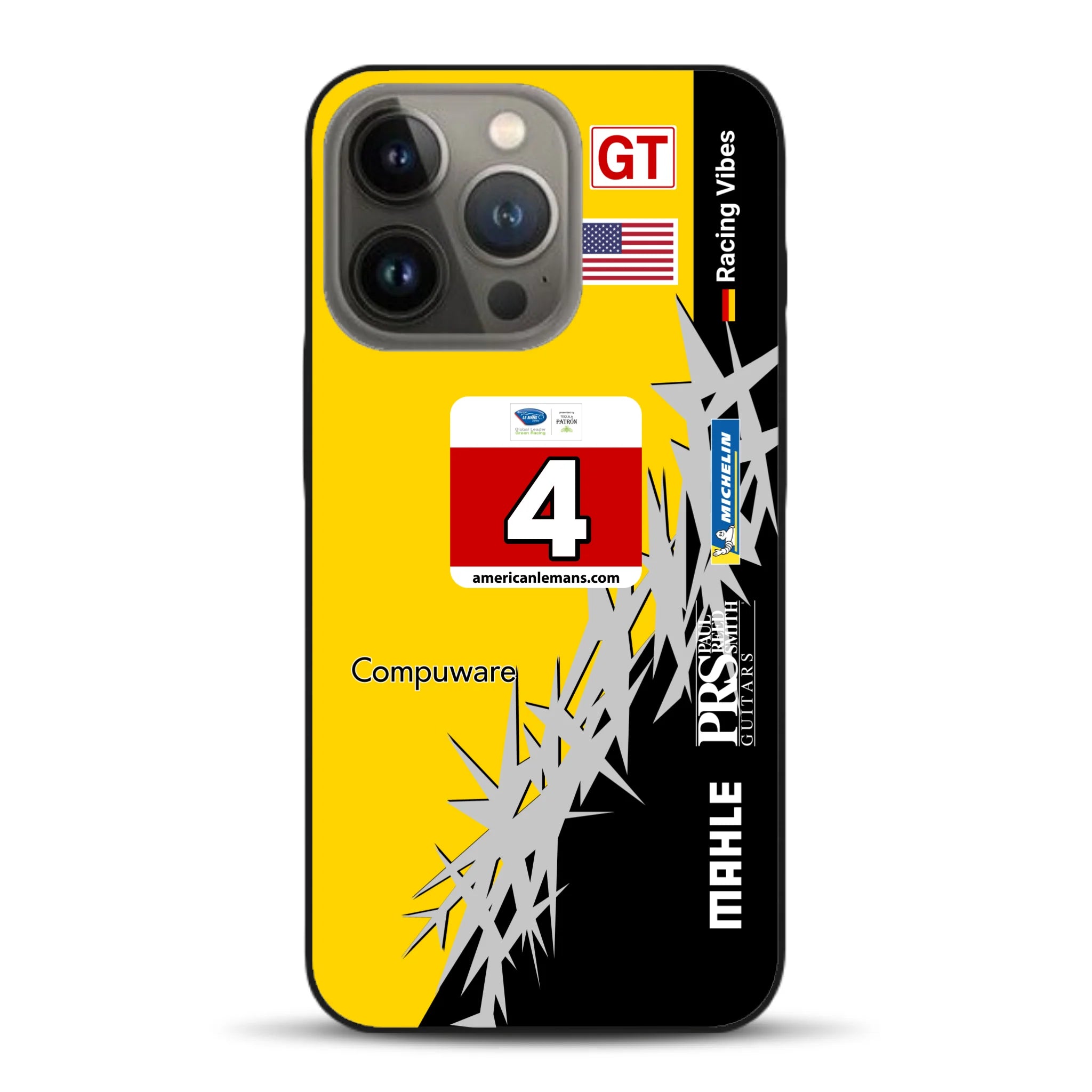 Corvette C6R 2010 ALMS Livery - Individuelle Handyhülle für iPhone
