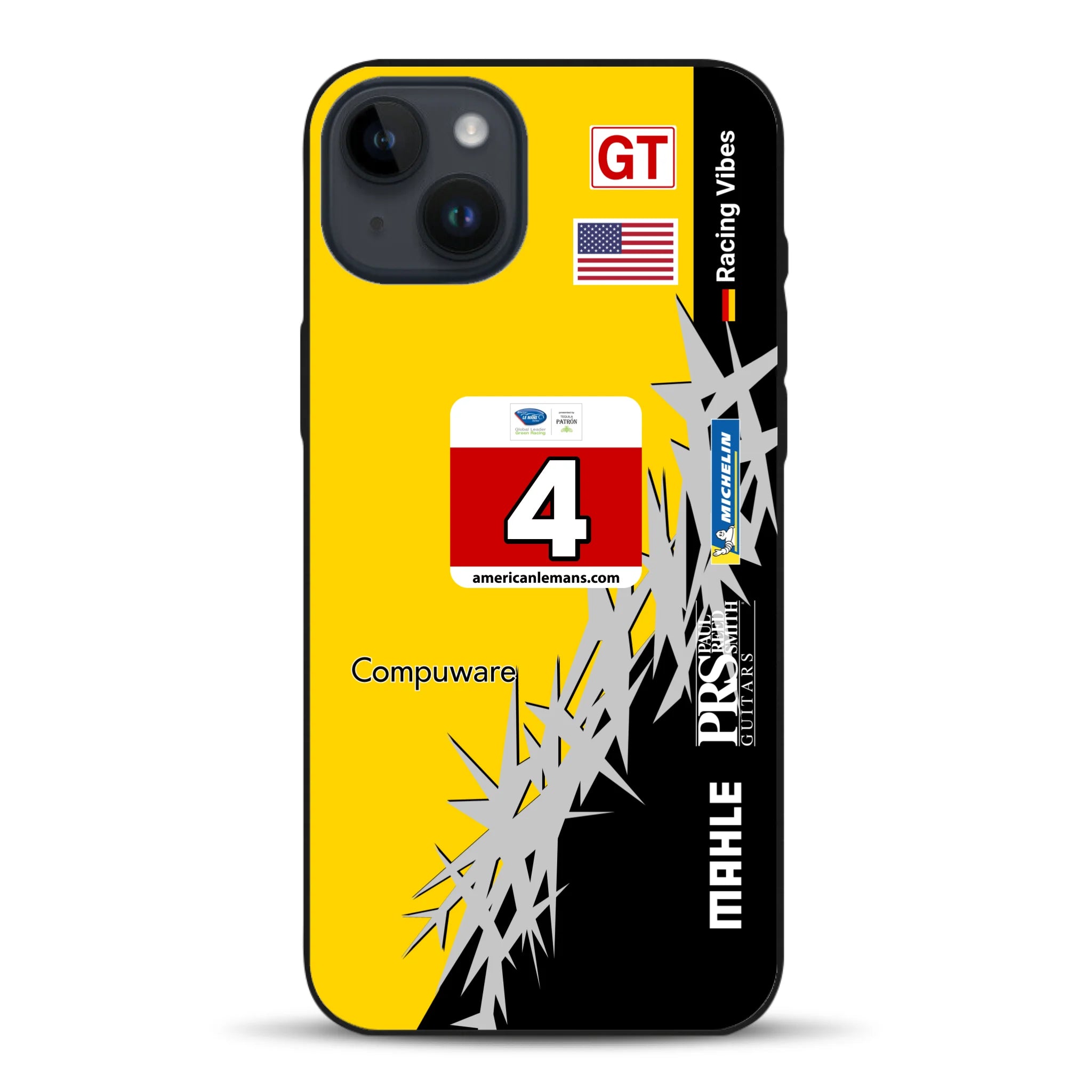 Corvette C6R 2010 ALMS Livery - Individuelle Handyhülle für iPhone