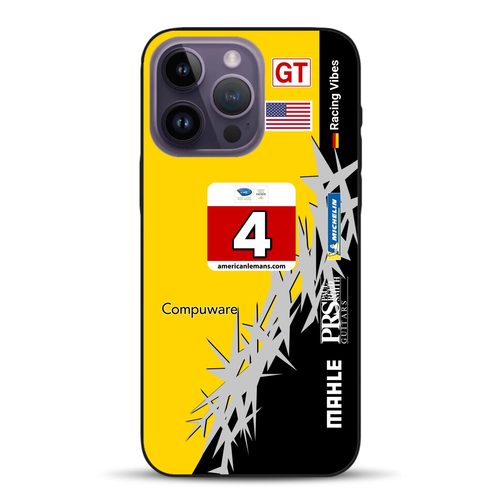 Corvette C6R 2010 ALMS Livery - Individuelle Handyhülle für iPhone