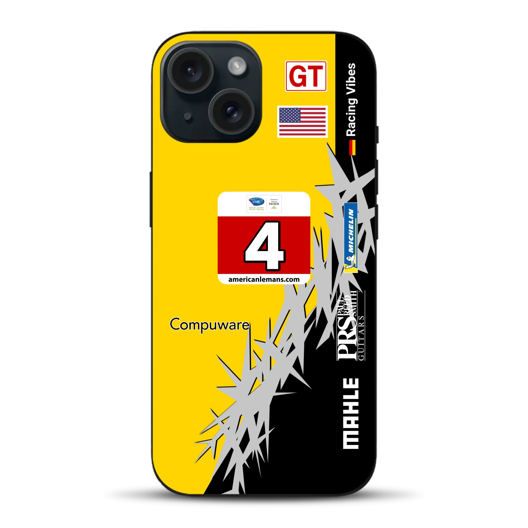 Corvette C6R 2010 ALMS Livery - Individuelle Handyhülle für iPhone