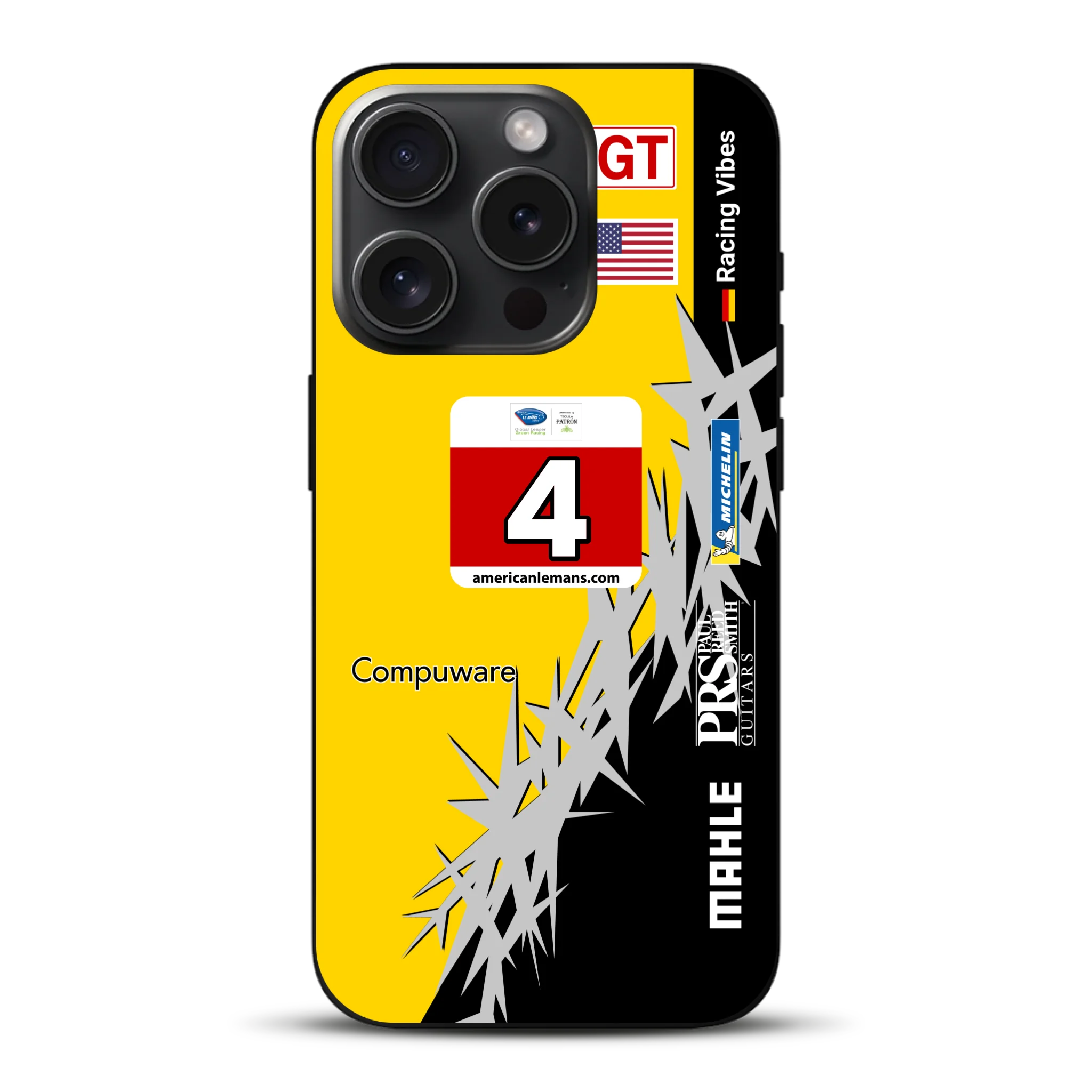 Corvette C6R 2010 ALMS Livery - Individuelle Handyhülle für iPhone