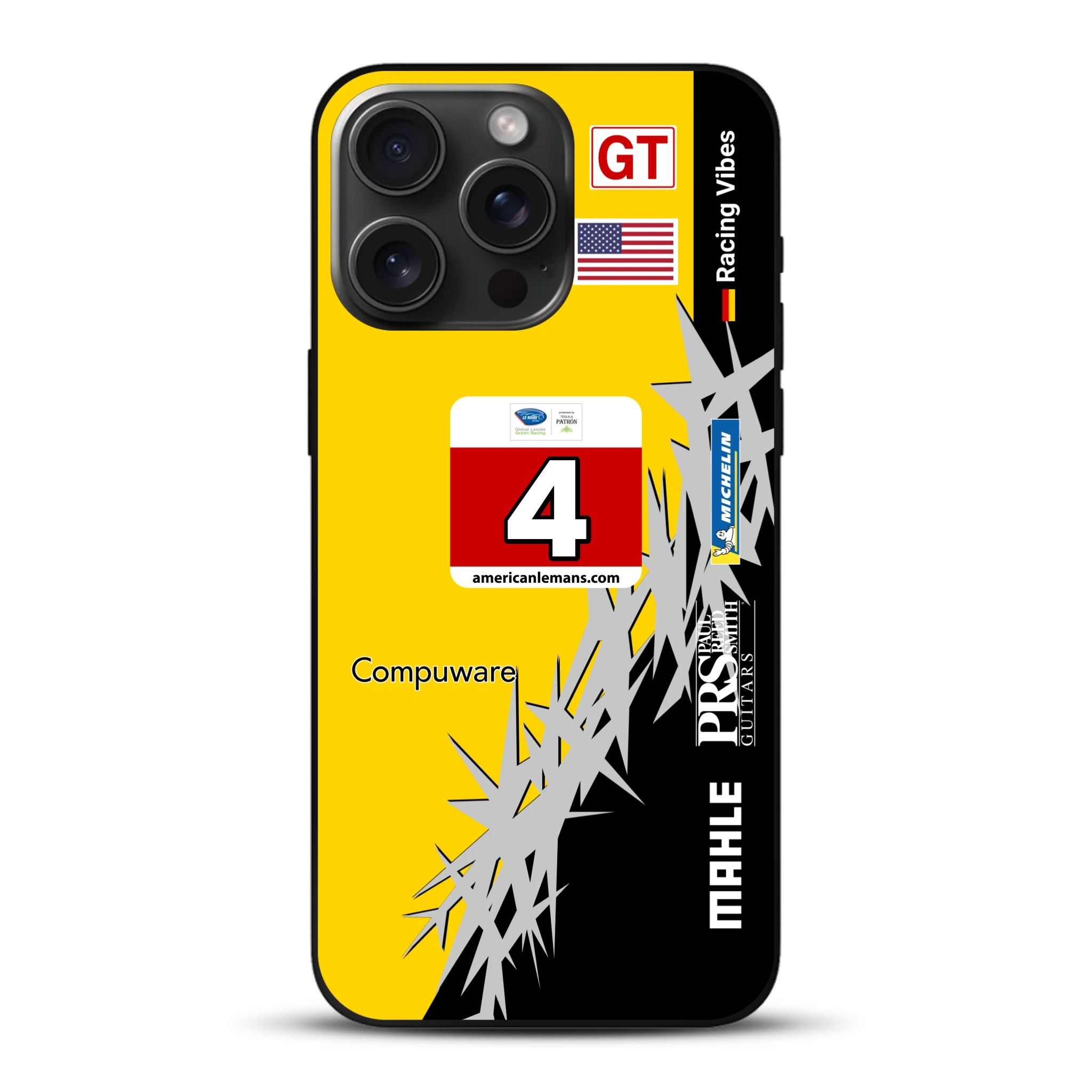 Corvette C6R 2010 ALMS Livery - Individuelle Handyhülle für iPhone