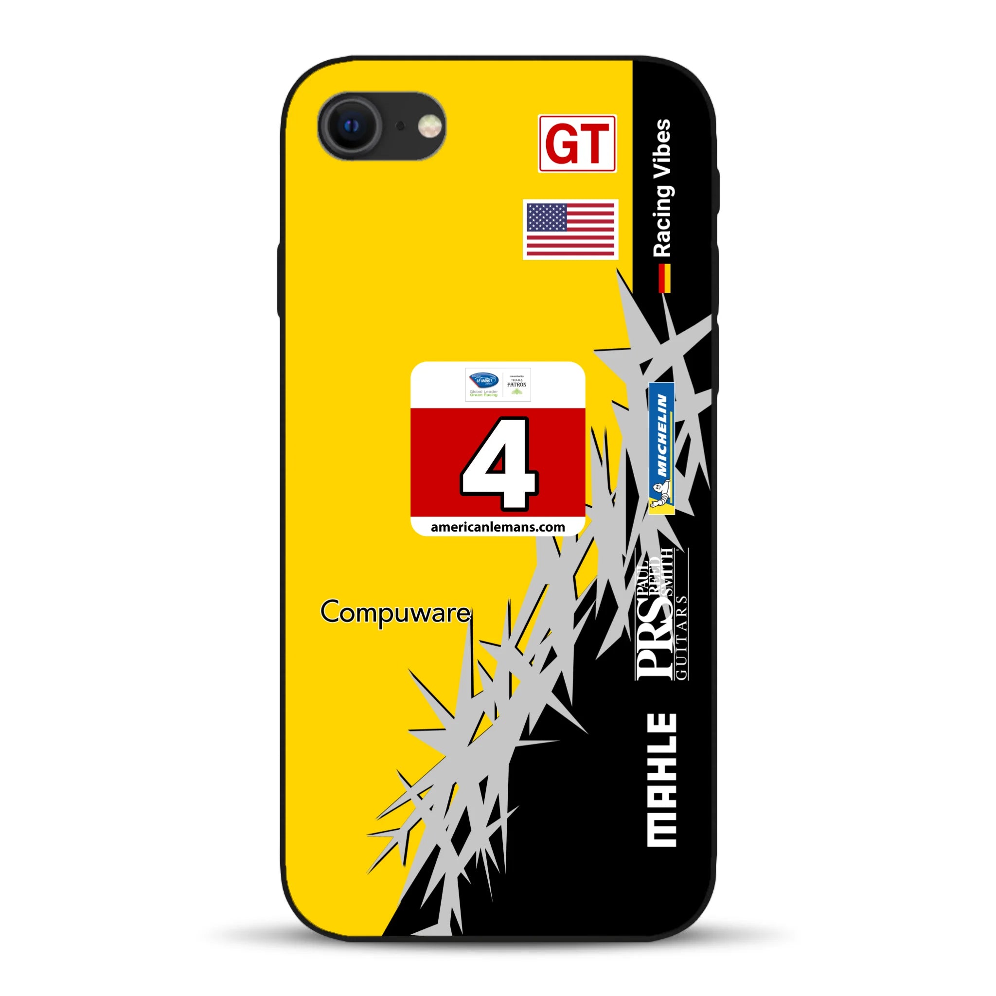 Corvette C6R 2010 ALMS Livery - Individuelle Handyhülle für iPhone