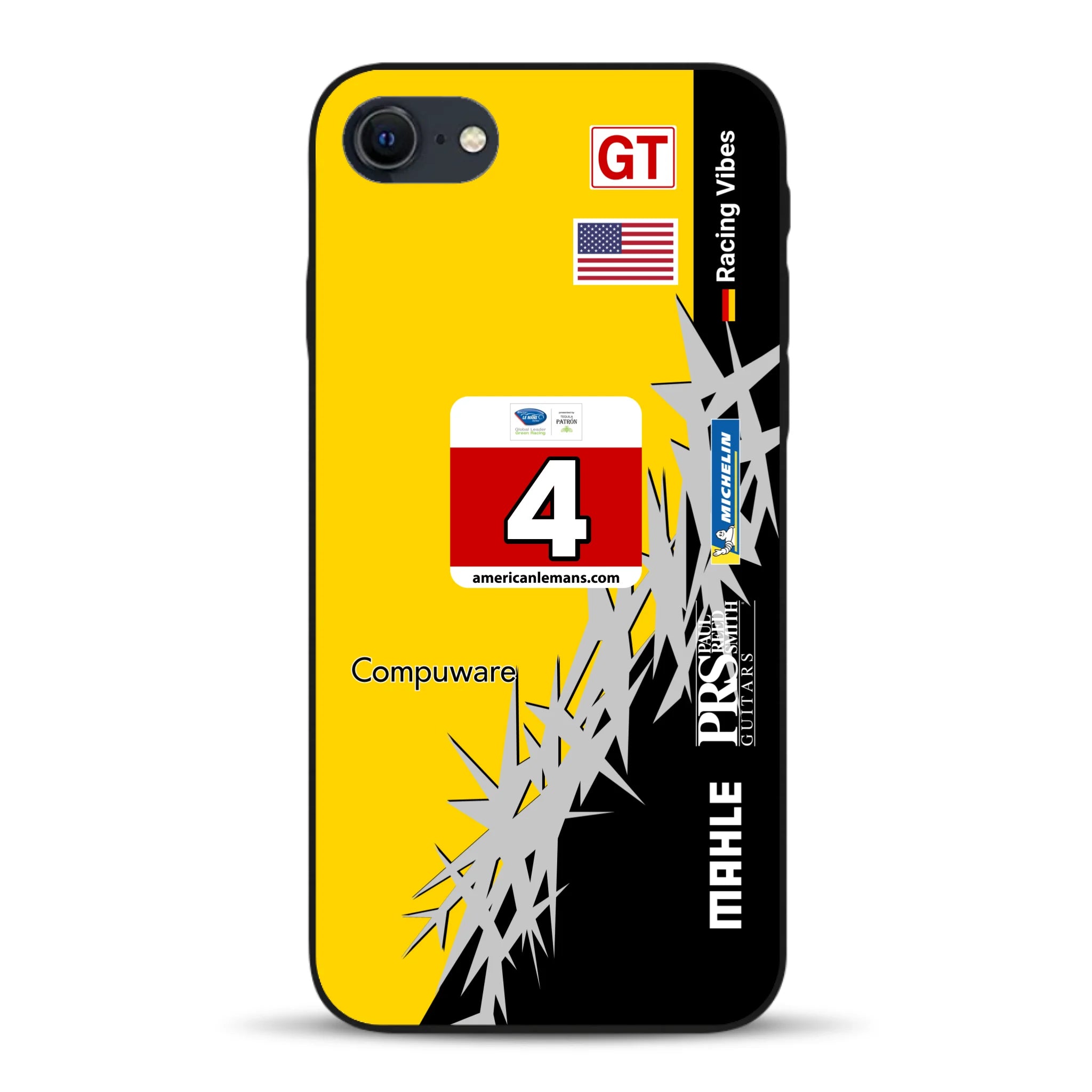 Corvette C6R 2010 ALMS Livery - Individuelle Handyhülle für iPhone