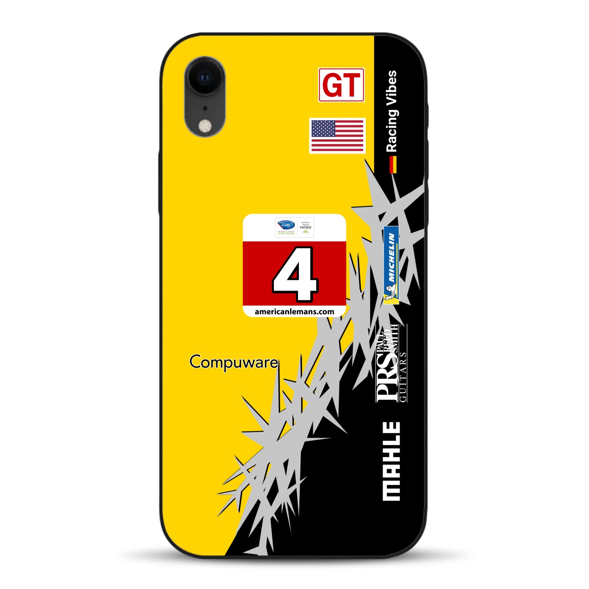 Corvette C6R 2010 ALMS Livery - Individuelle Handyhülle für iPhone