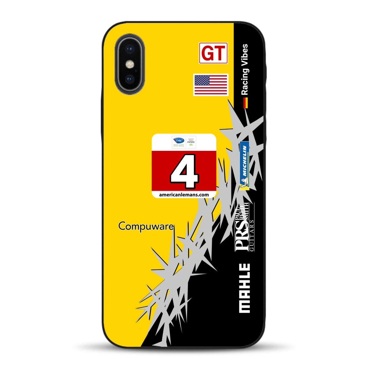 Corvette C6R 2010 ALMS Livery - Custom phone case for iPhone