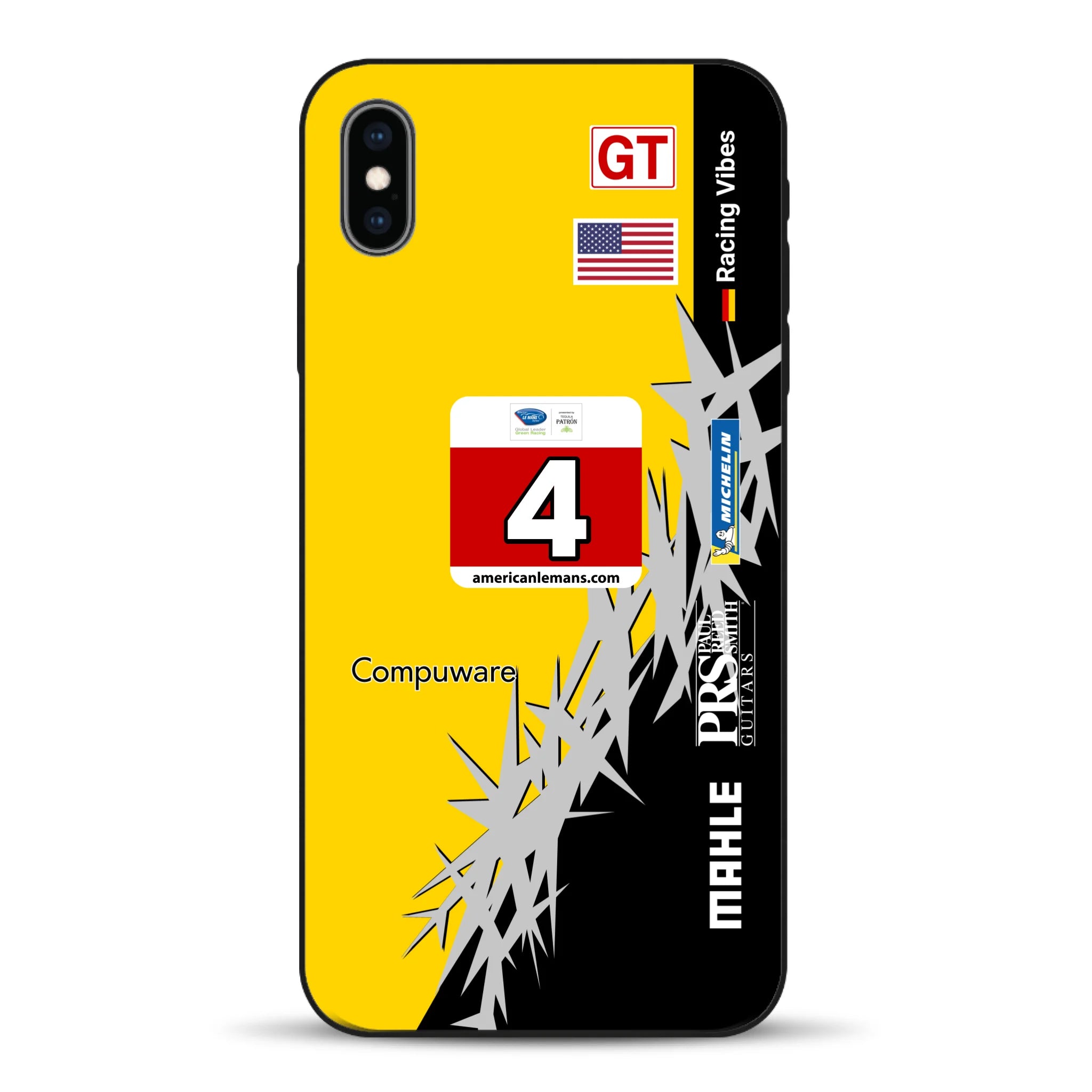 Corvette C6R 2010 ALMS Livery - Individuelle Handyhülle für iPhone