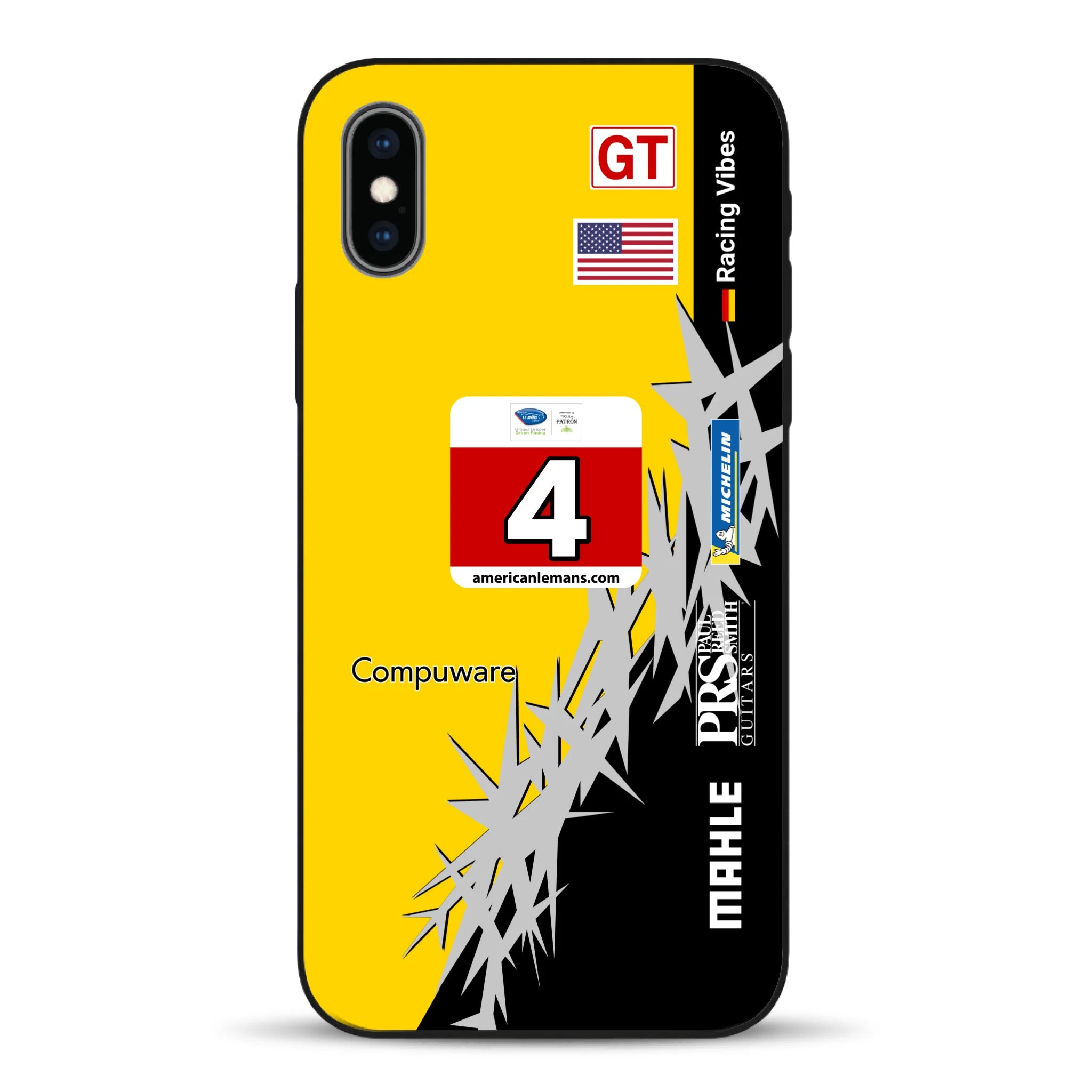 Corvette C6R 2010 ALMS Livery - Individuelle Handyhülle für iPhone