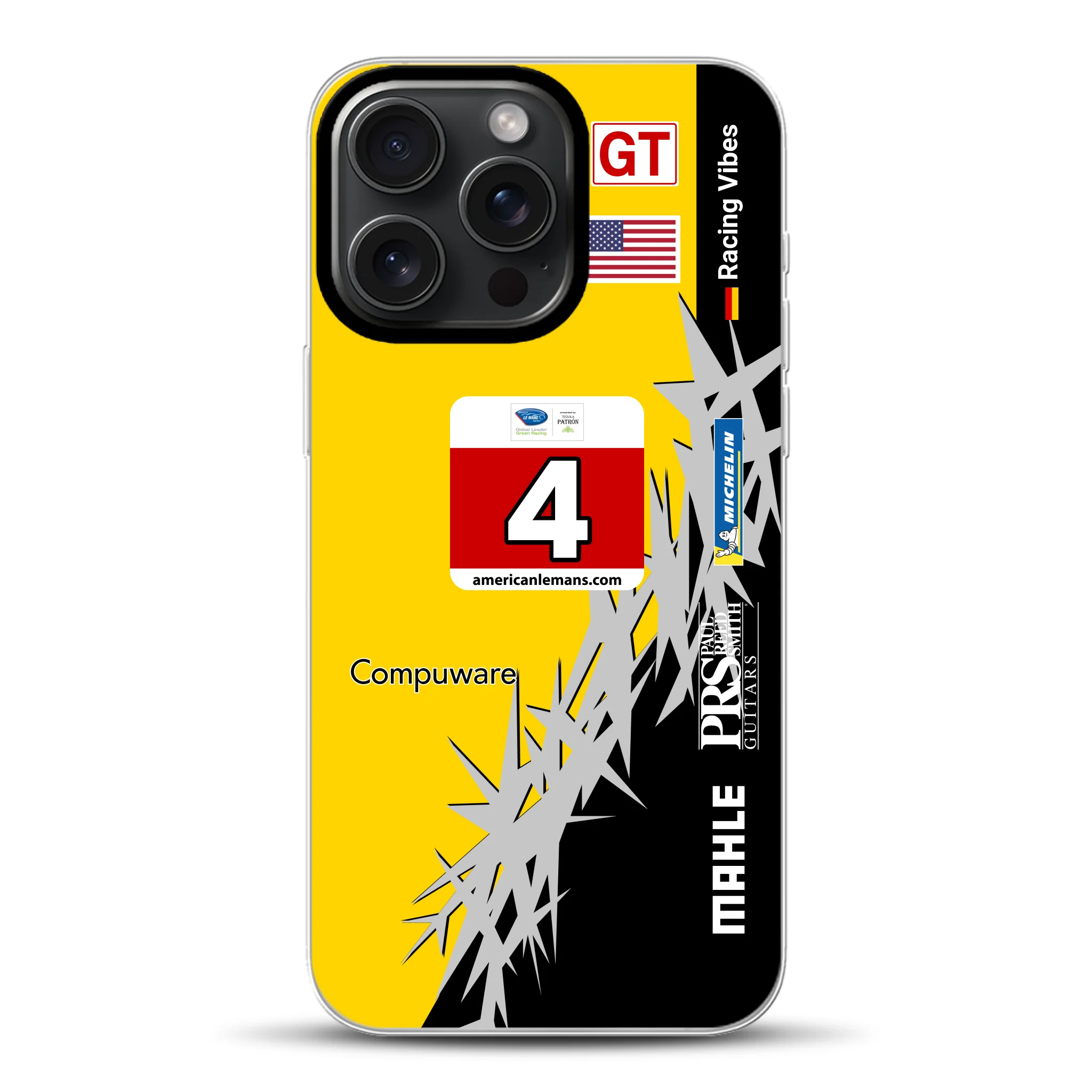 Corvette C6R 2010 ALMS Livery - Individuelle Handyhülle für iPhone