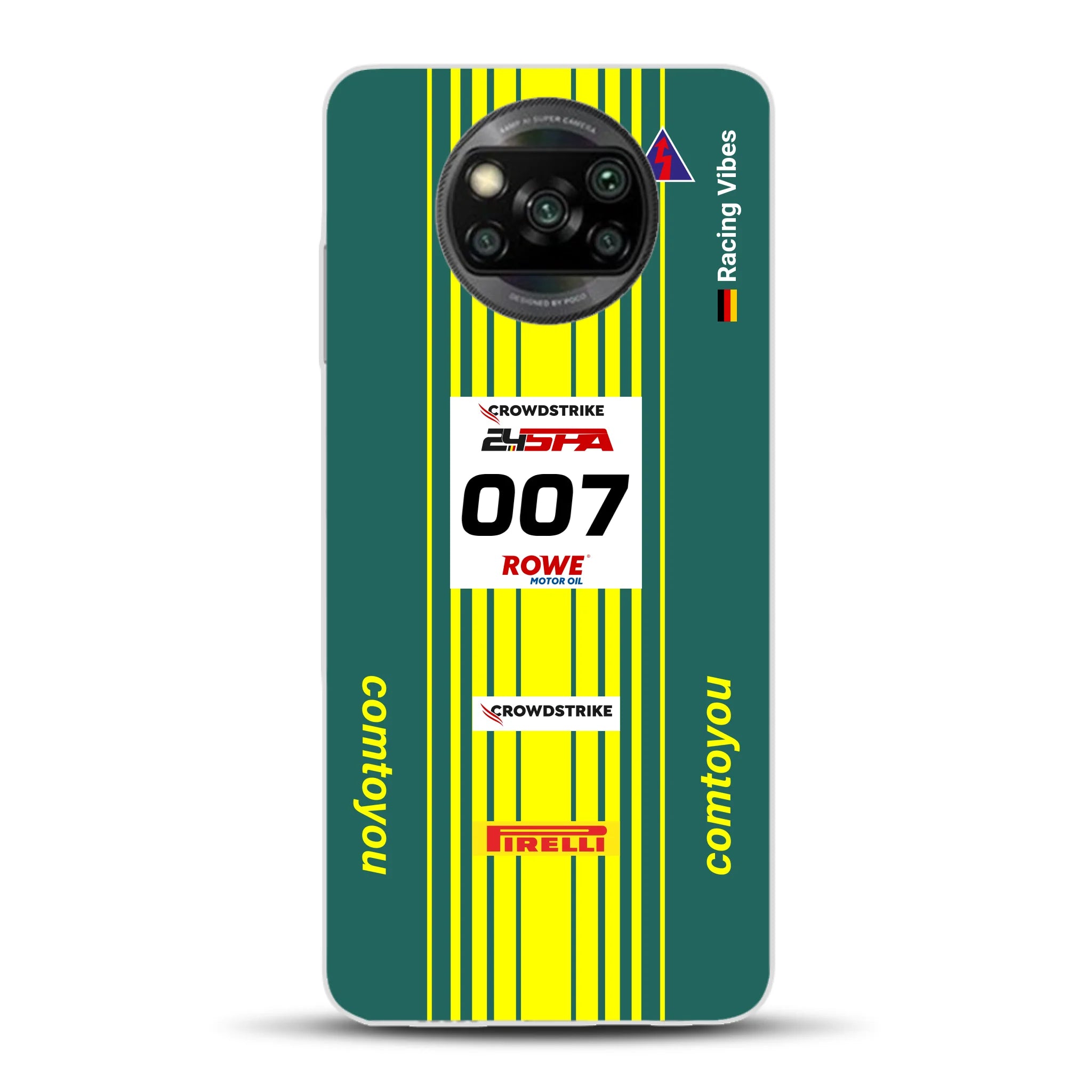 Vantage AMR GT3 Evo #007 Livery - Custodia per cellulare personalizzata per Xiaomi