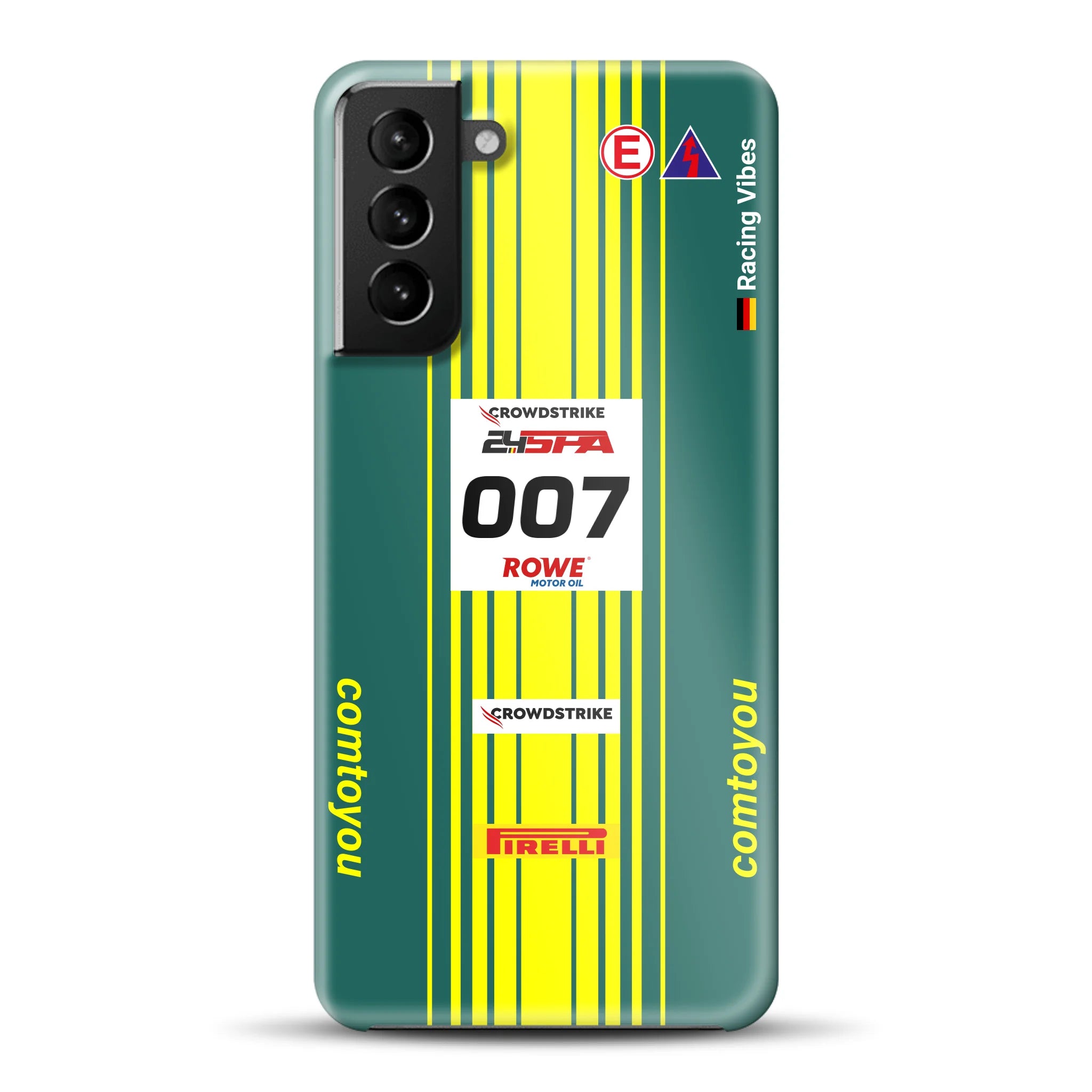 Vantage AMR GT3 Evo #007 Livery - Individuelle Hardcase Hülle für Samsung