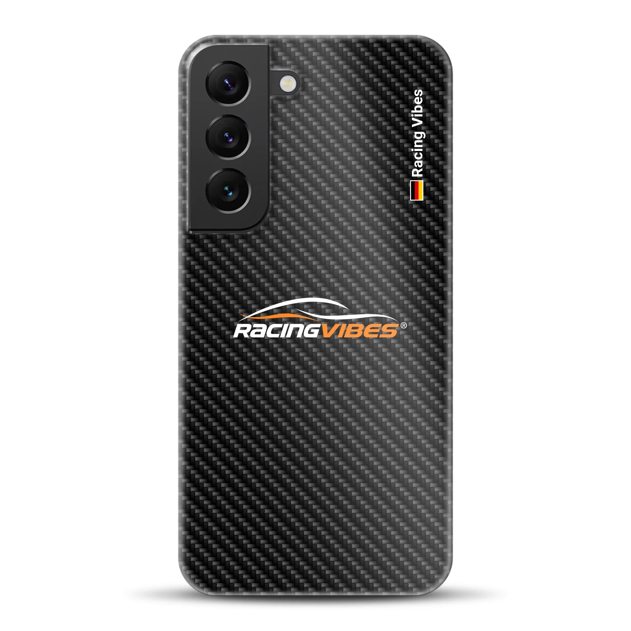 Carbon Style mit Logo Upload - Individuelle Hardcase Hülle für Samsung